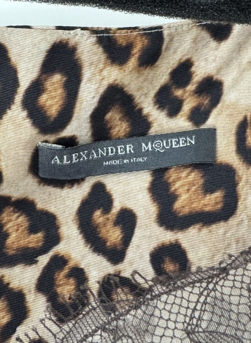 Alexander McQueen Alexander McQueen A/W 2005- Silk Leopard Dress Size S / US 4 / IT 40 - 10 Thumbnail