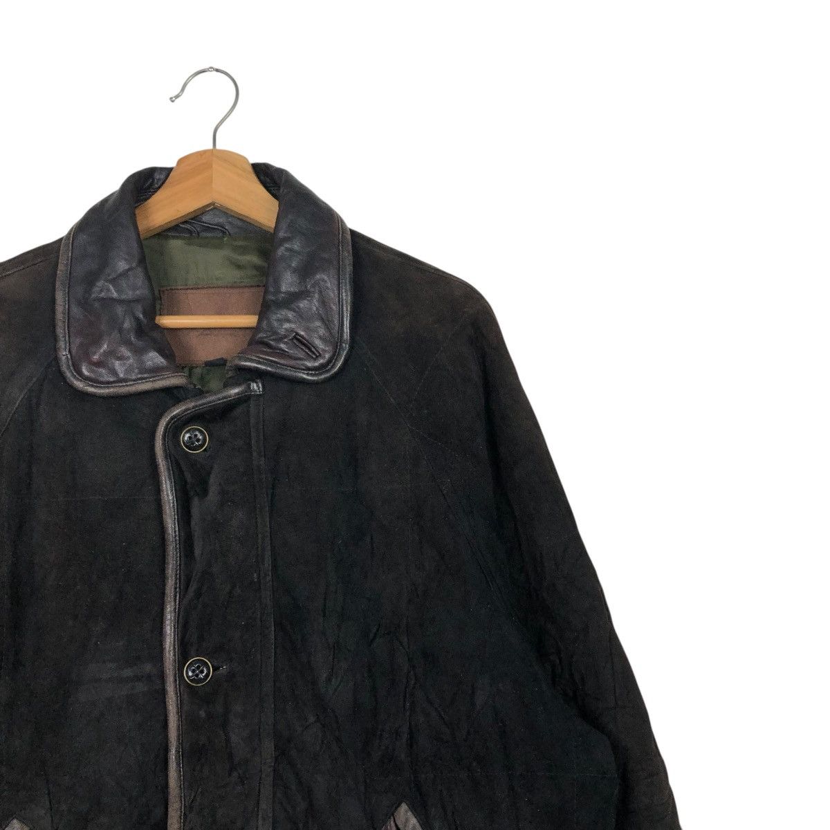 Japanese Brand 🔥VINTAGE BIKER LEATHER JACKET BLANKET VARIE ISSEY MIYAKE Size US L / EU 52-54 / 3 - 8 Thumbnail