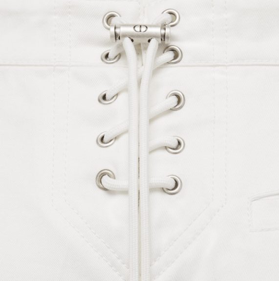Dior o1w1db10925 447P37 Sailor Short in White Size 25" / US 0 / IT 36 - 4 Thumbnail
