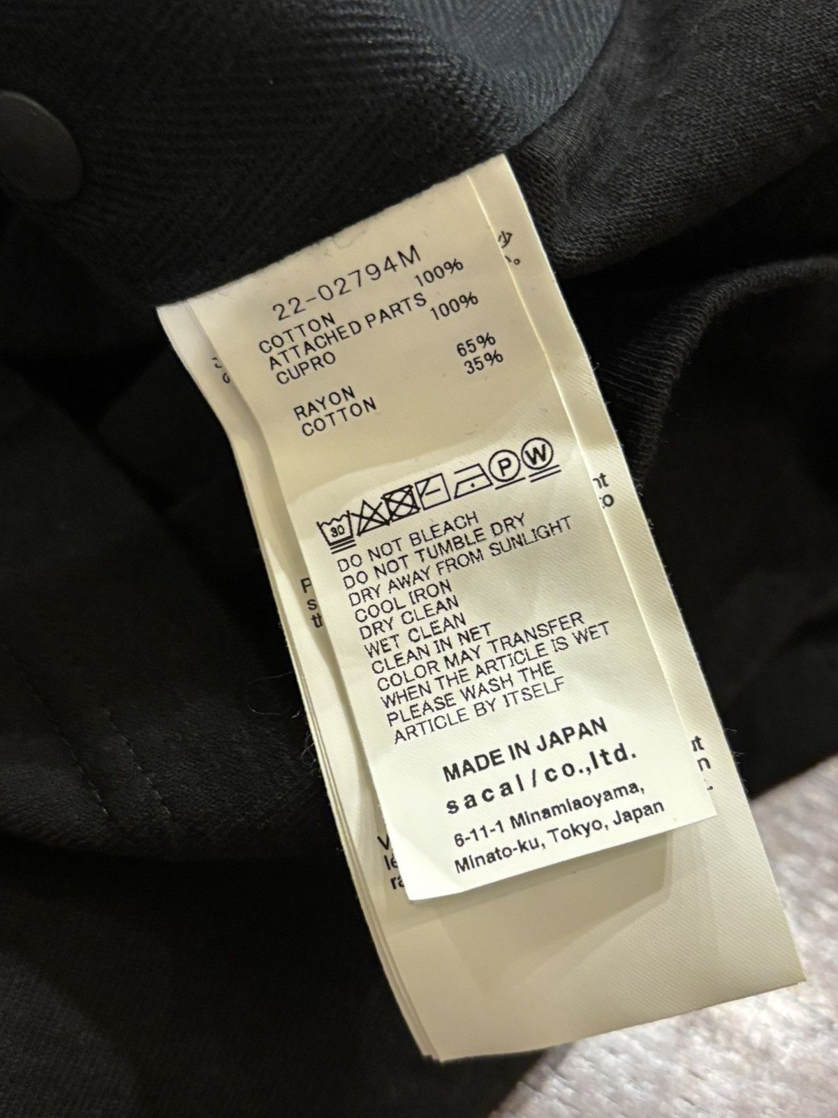 Sacai Sacai Embroidered Pocket Tee Size US XL / EU 56 / 4 - 4 Thumbnail