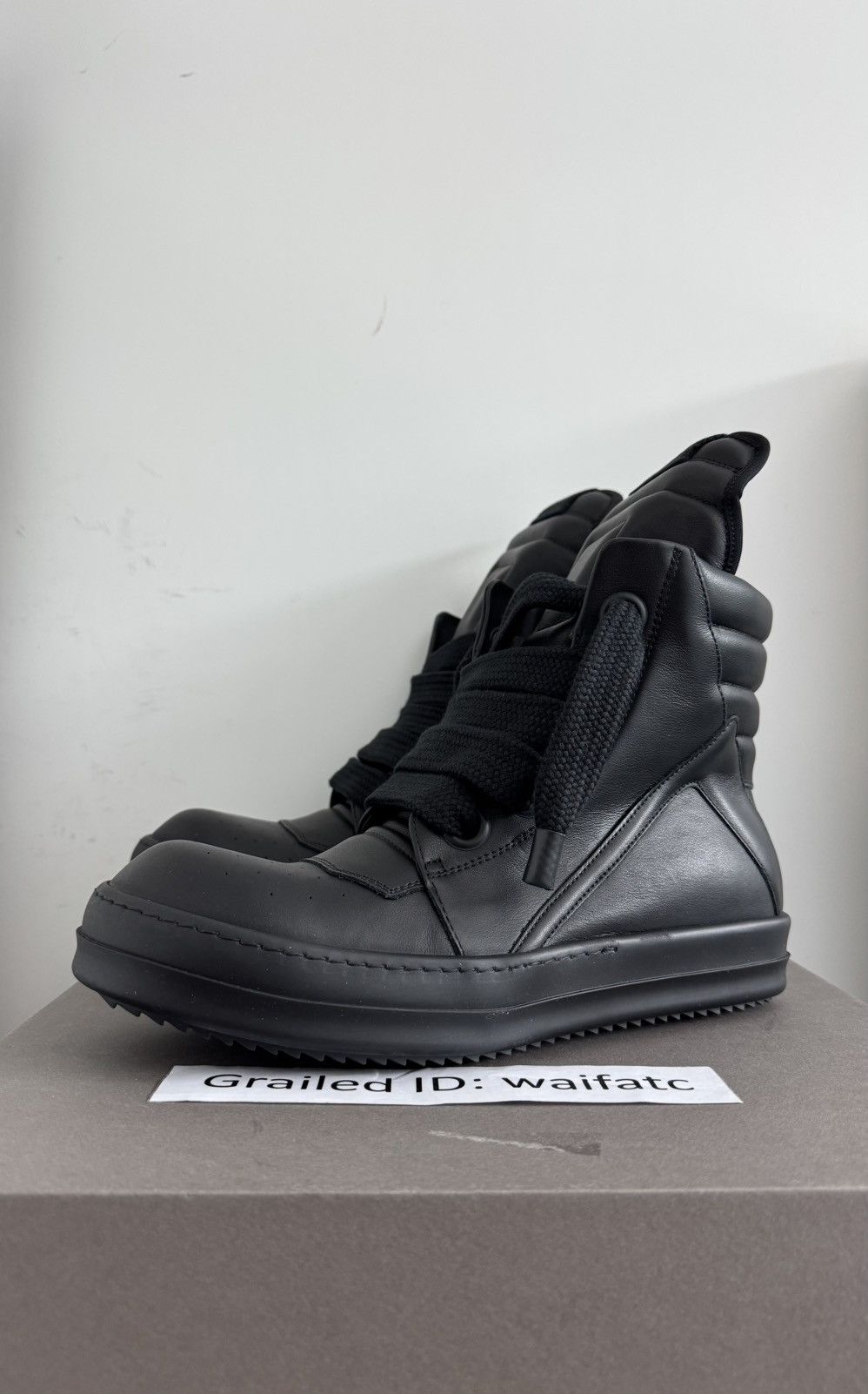 靴 rick owens pirarucu geobasket 16FW RICK OWENS - SHOES - Rick Owens