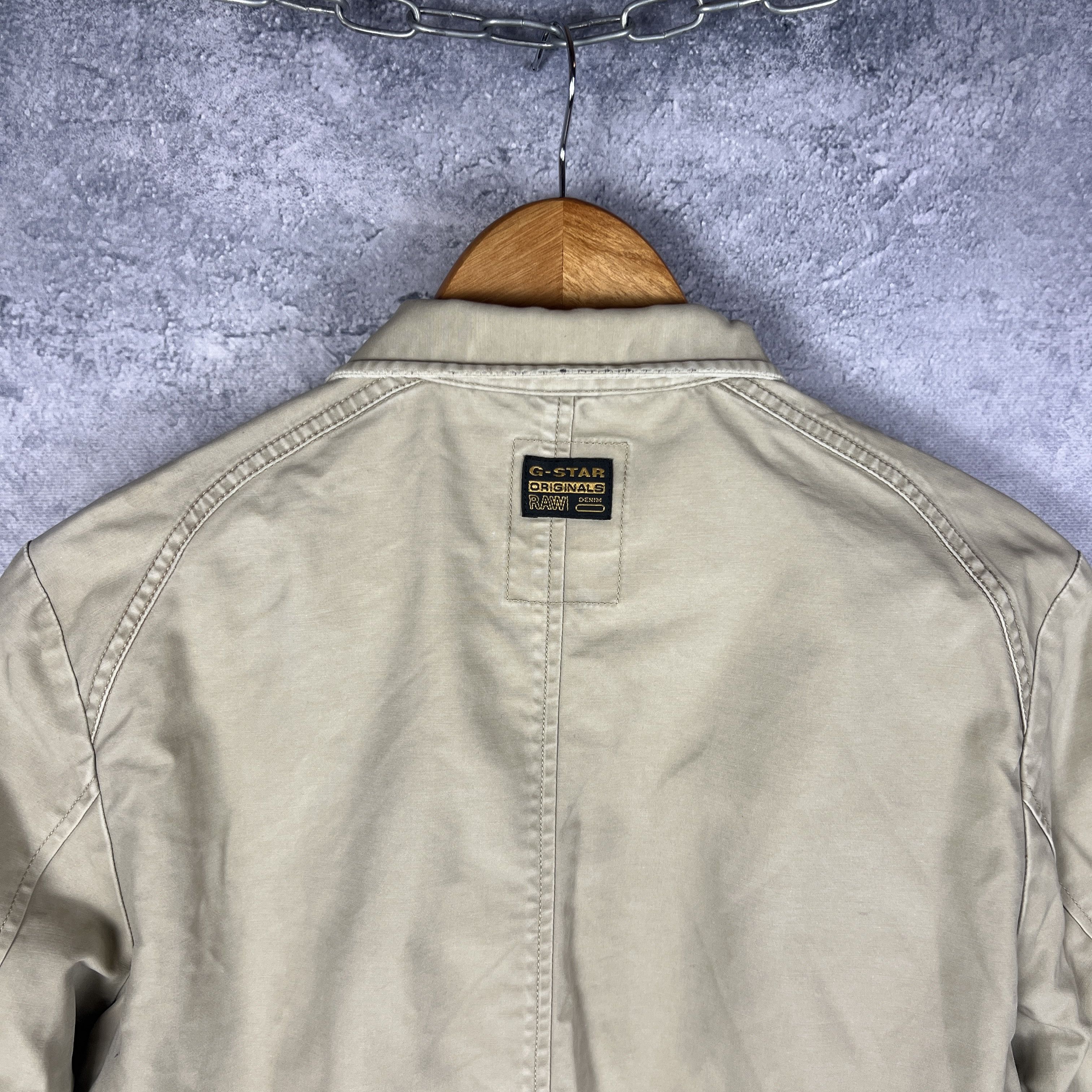 G-Star G Star Raw Jacket Men's Size M Beige Long Sleeve Size US M / EU 48-50 / 2 - 14 Thumbnail