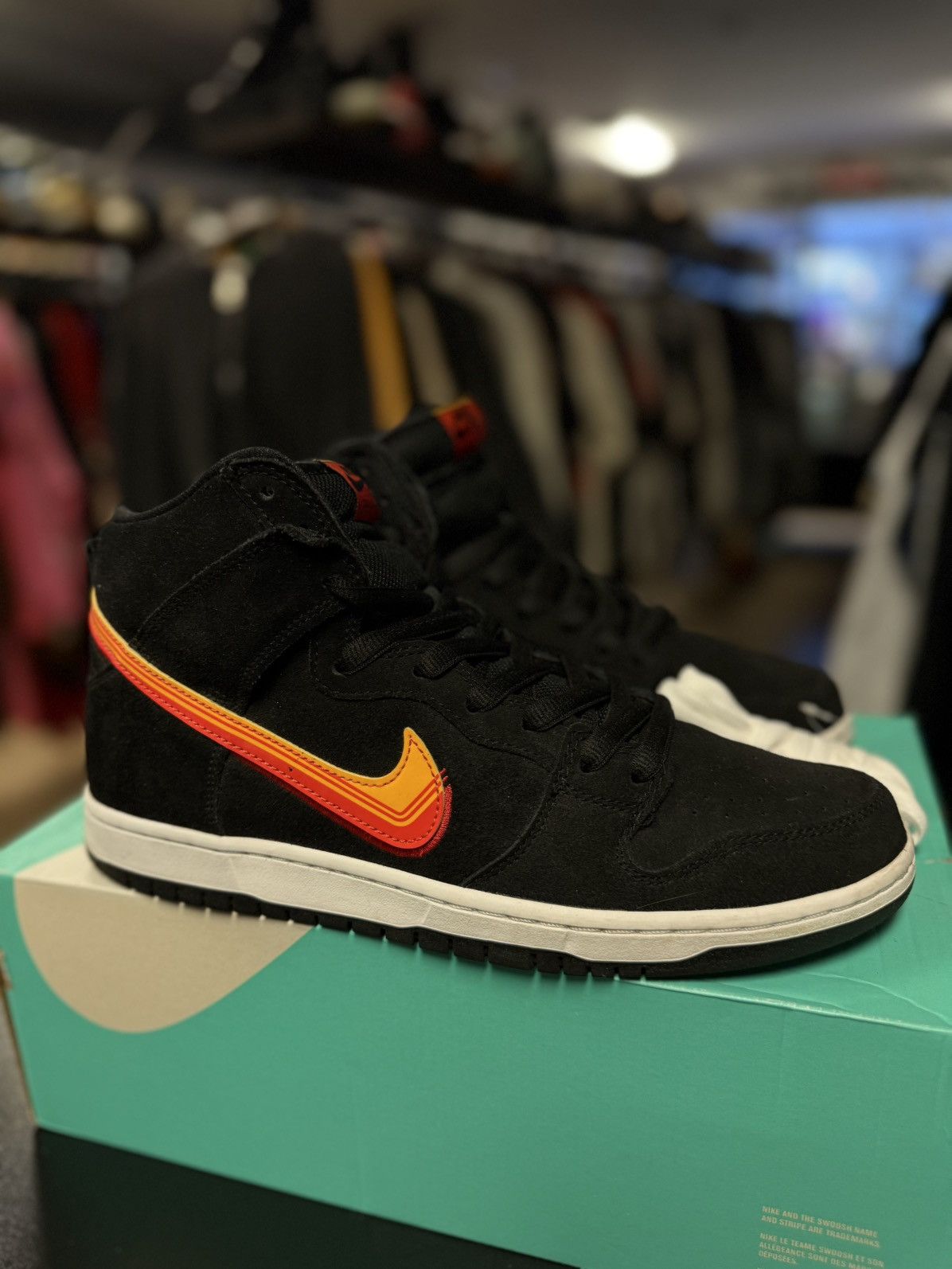 Nike Nike Dunk SB High Truck It Size 11 BQ6826-003 Black Size US 11 / EU 44 - 2 Thumbnail