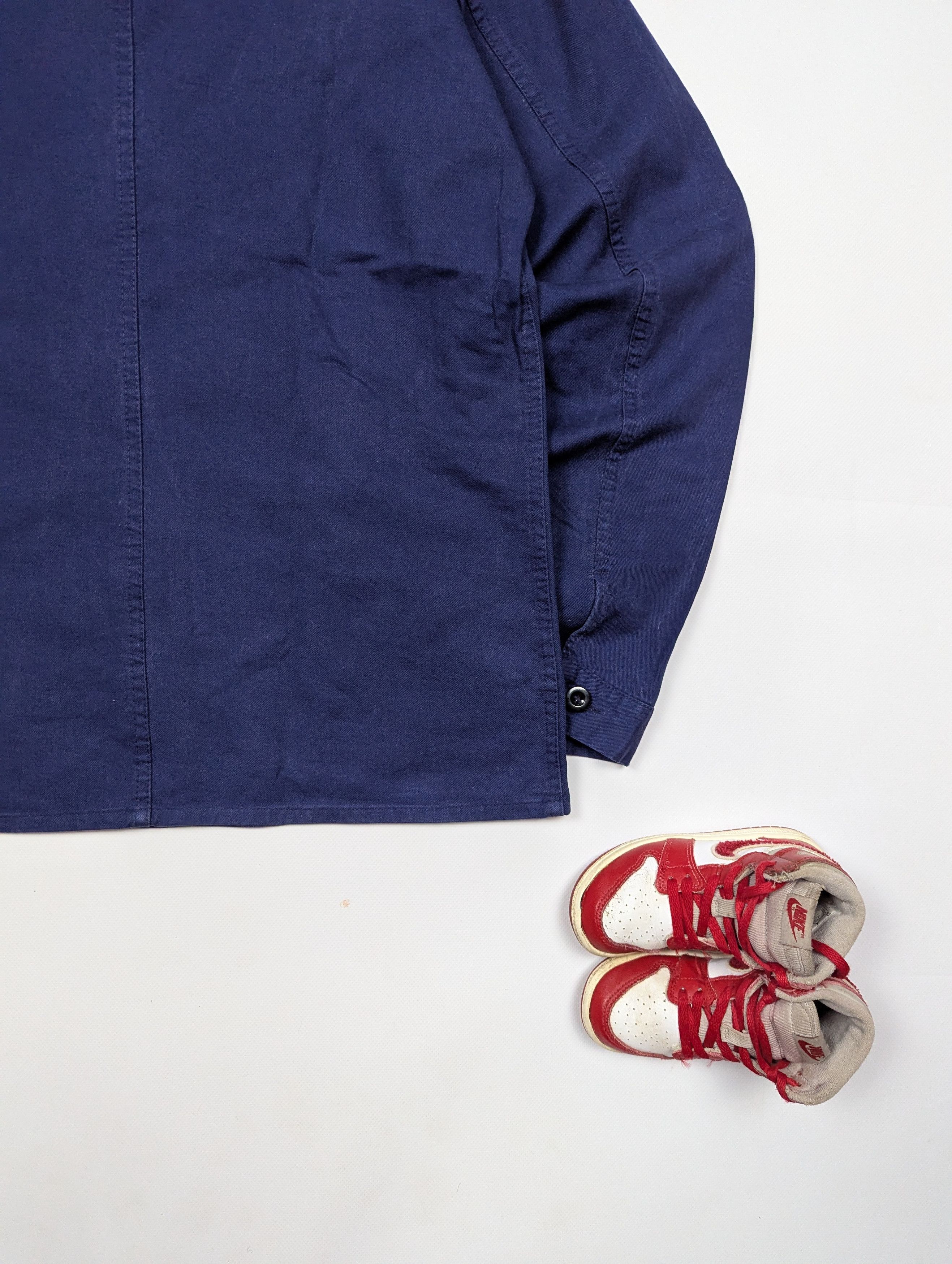 Vintage Vintage Marsum French Work Jacket M Navy Heavy Cotton Size US M / EU 48-50 / 2 - 9 Thumbnail