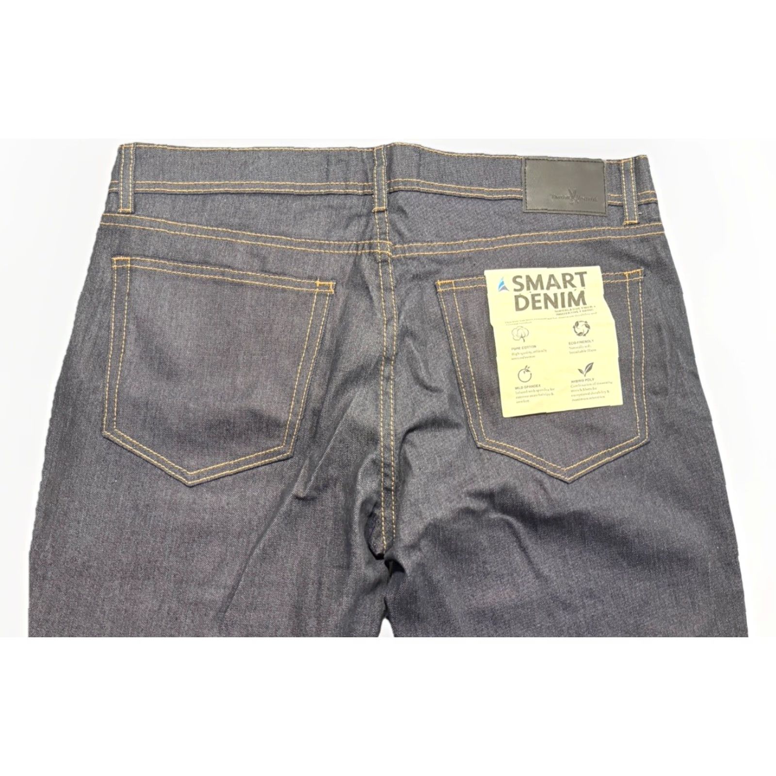 Denime VINTAGE Tailor Vintage Men Canaan Slim Fit Stretch Denim Jeans 36x29 Blue Straight Mens Size US 36 / EU 52 - 6 Thumbnail