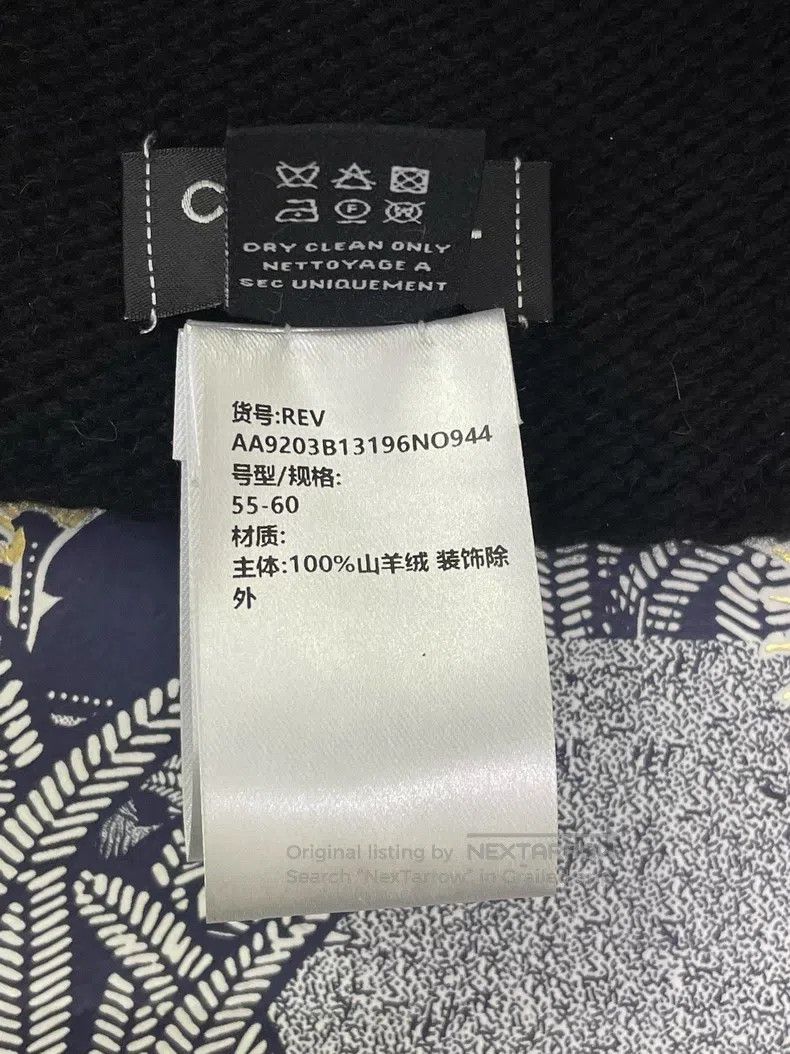 Chanel Chanel Black and white double C knitted cold cap Size ONE SIZE - 6 Thumbnail