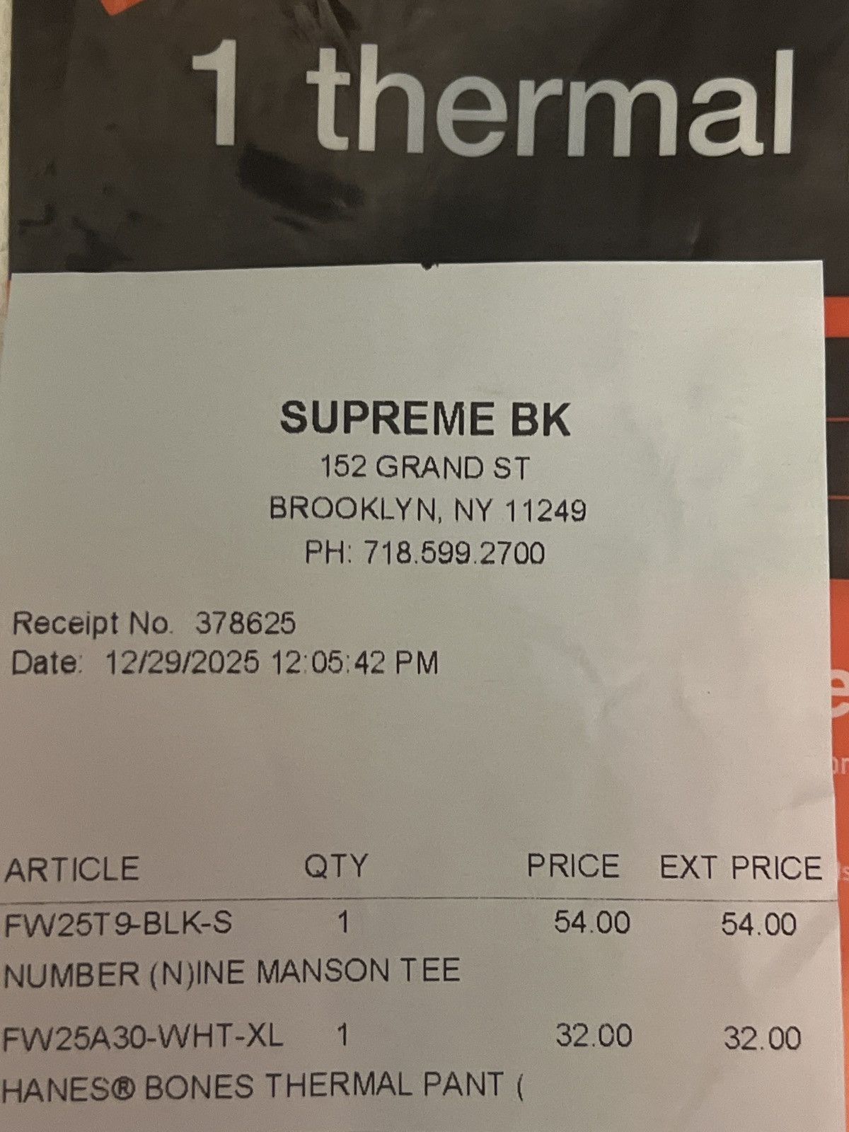 Supreme Supreme White Thermal Pants XL Size US 43 - 3 Thumbnail