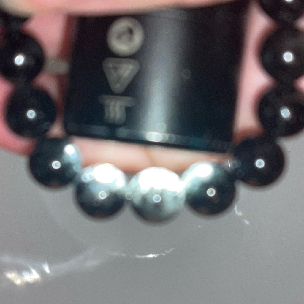 Other Black tourmaline in quartz 8mm stretch bracelet Crystal 7 inches ONE NEW Size ONE SIZE - 9 Thumbnail