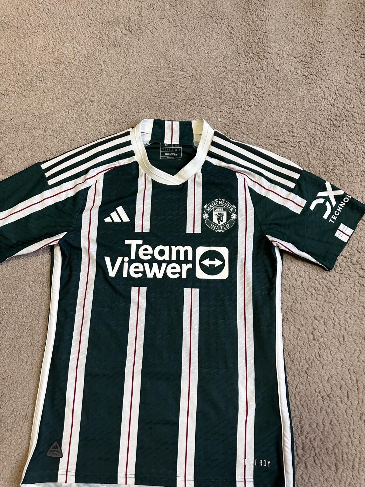 Adidas Adidas Manchester United 2023/2024 Away Kit Soccer Jersey Size US M / EU 48-50 / 2 - 3 Thumbnail