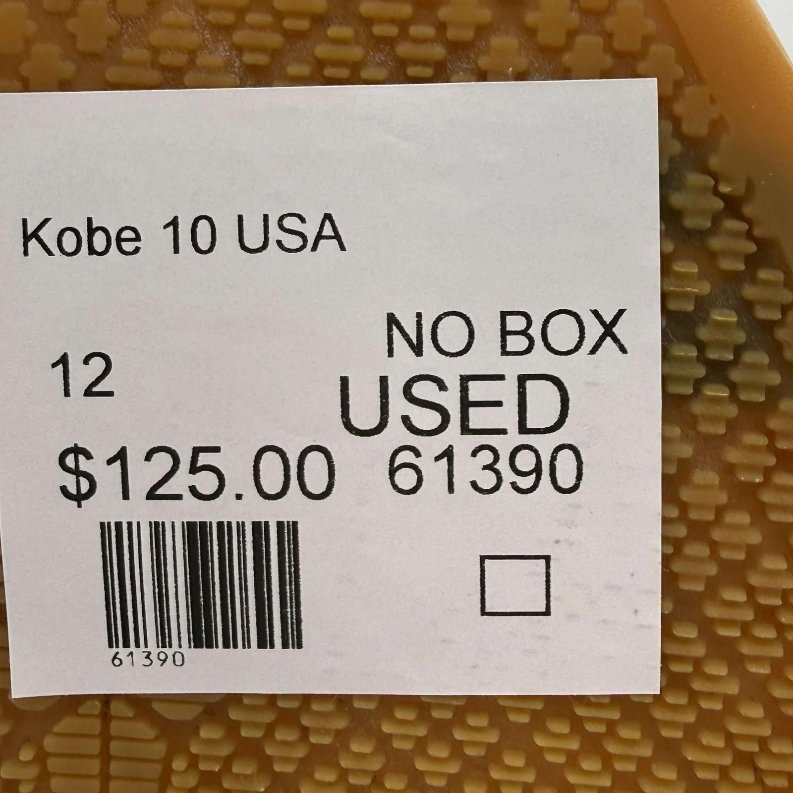 Nike Nike Kobe 10 USA Red White Blue Sneakers US 12 Used No Box Size US 12 / EU 45 - 8 Thumbnail