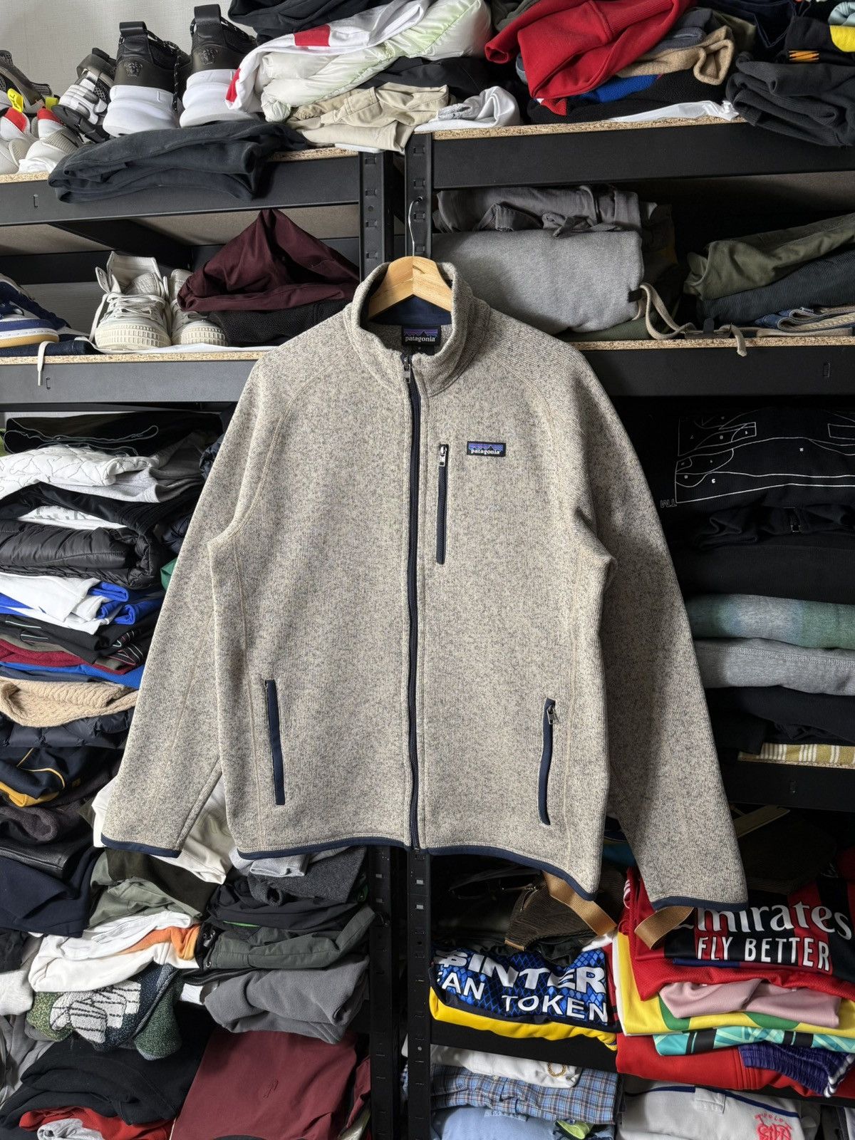 Patagonia Patagonia Better Sweater Full Zip Fleece Jacket Beige Gray Size US M / EU 48-50 / 2 - 1 Thumbnail