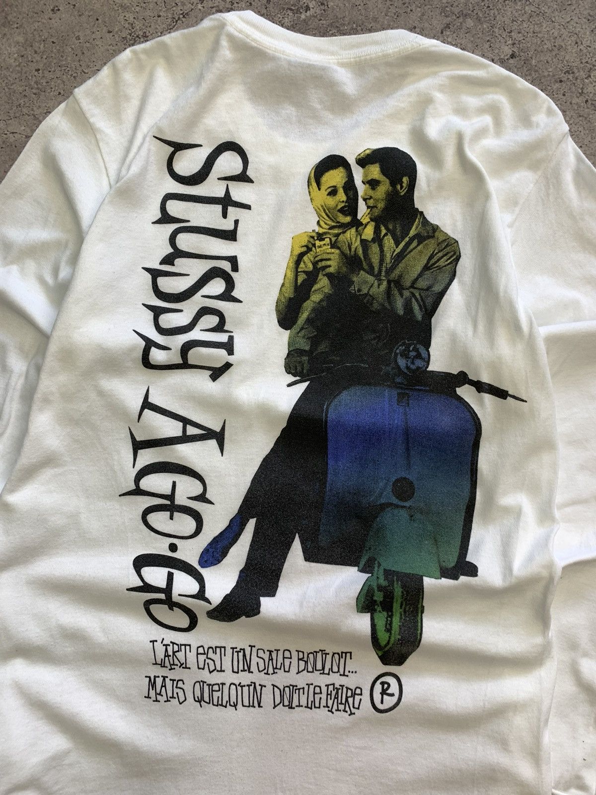 Japanese Brand × Stussy × Vintage Vintage Stussy Longsleeve Y2K streetwear sk8 faded tee Size US S / EU 44-46 / 1 - 12 Thumbnail