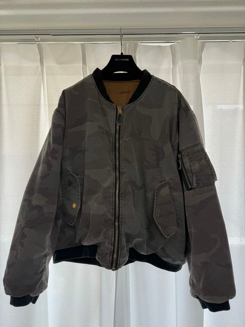 Fostex Garments FOSTEX ANTIQUE WASH DOUBLE FACE CAMO BOMBER JACKET Size US XL / EU 56 / 4 - 2 Thumbnail