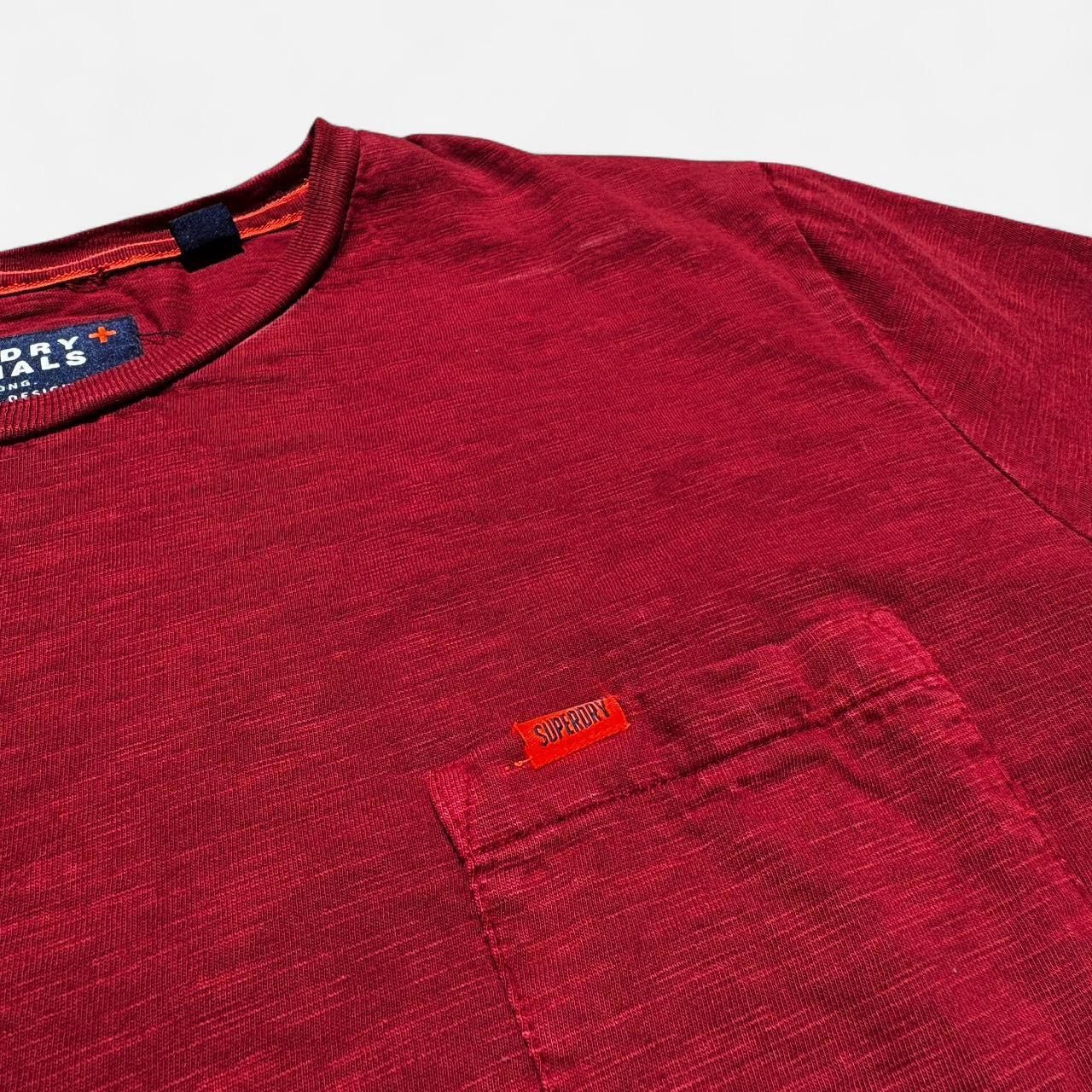 Superdry Superdry Originals Red Pocket Tee Size US XL / EU 56 / 4 - 3 Thumbnail