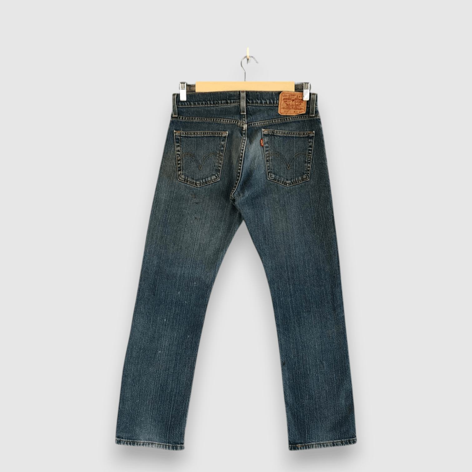 Levi's Vintage Y2k Levis 514 Faded Jeans Levi's Slim Straight Denim Size US 30 / EU 46 - 2 Thumbnail