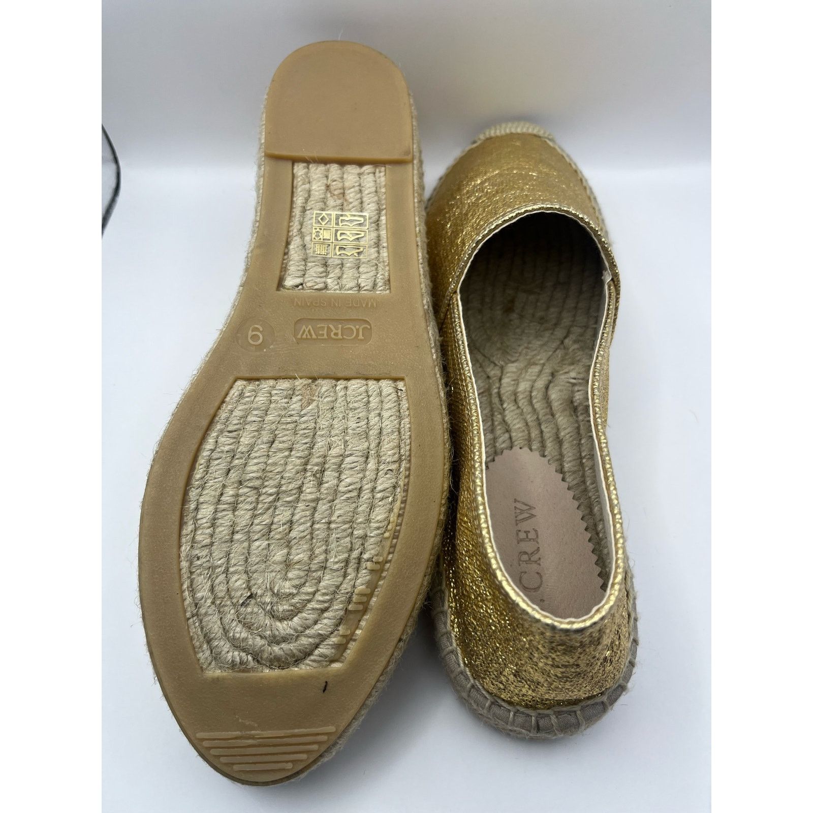 J.Crew J Crew Womens Woven Espadrille Flats Shoes Size 9 USED Size US 9 / IT 39 - 7 Thumbnail