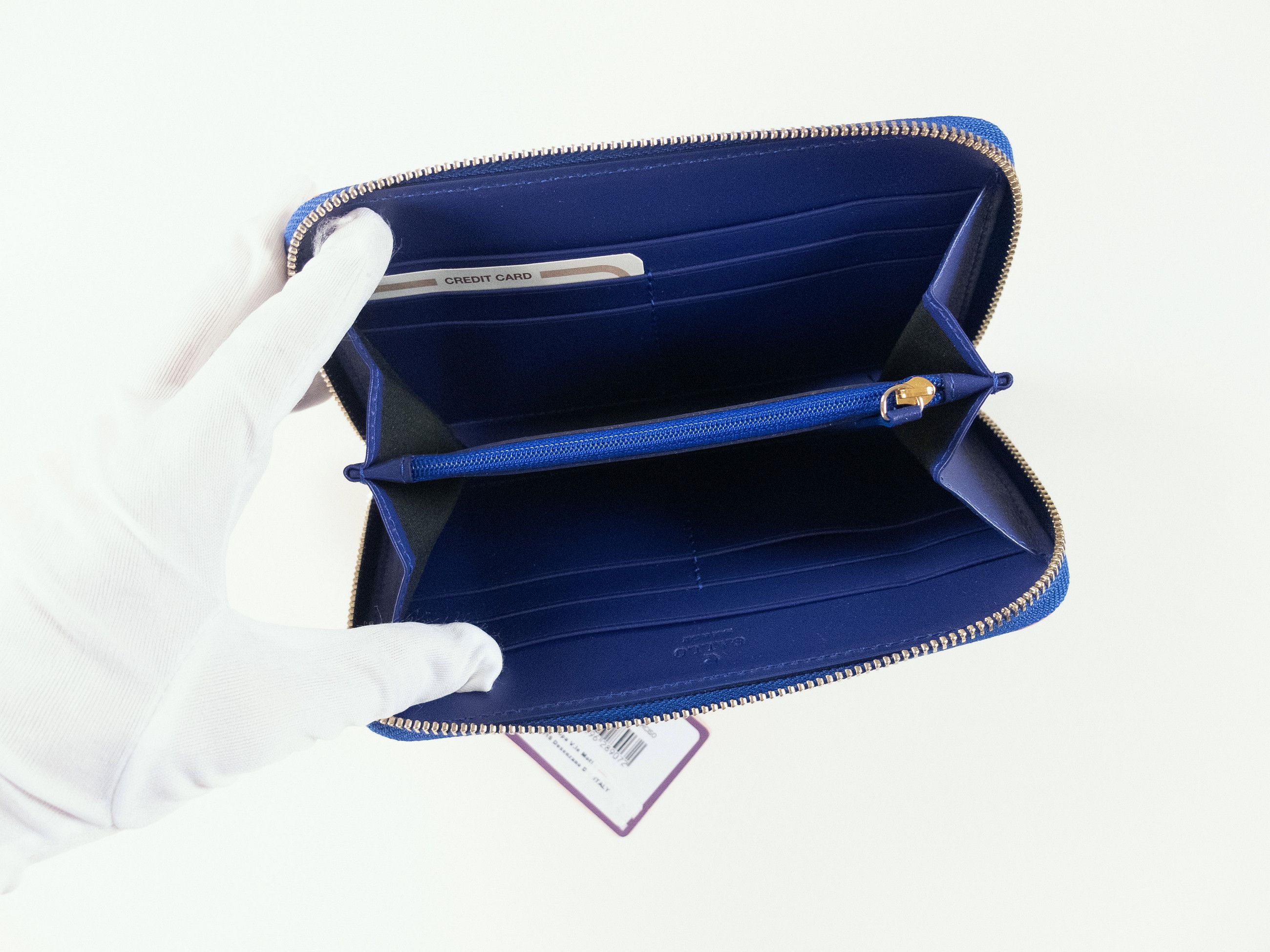 Other GALLO Italy colorful stripes leather continental zip wallet Size ONE SIZE - 5 Thumbnail