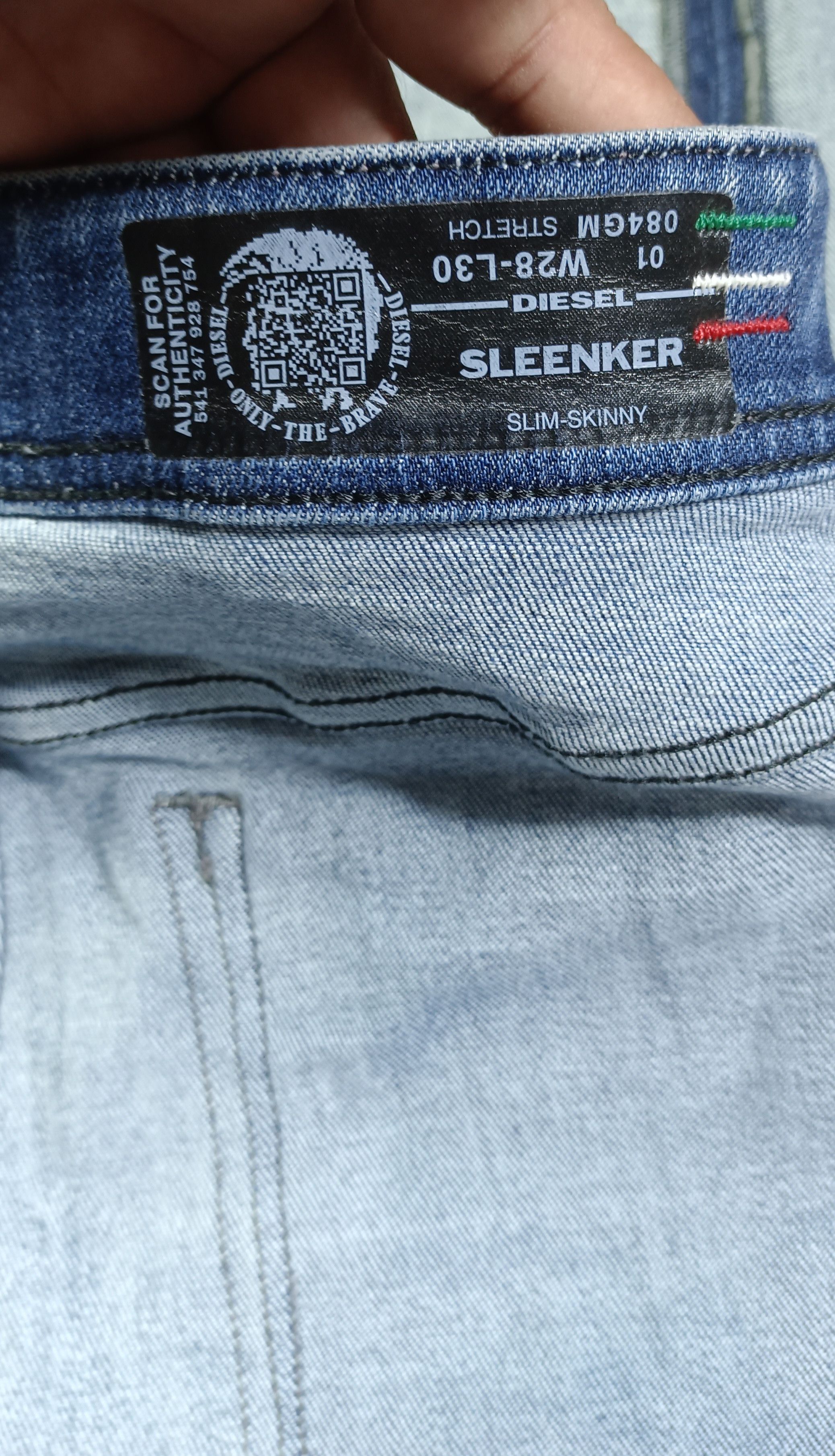 Diesel 🔥Diesel SLEENKER slim skinny 1978 Cowhide Leather Size US 30 / EU 46 - 14 Thumbnail
