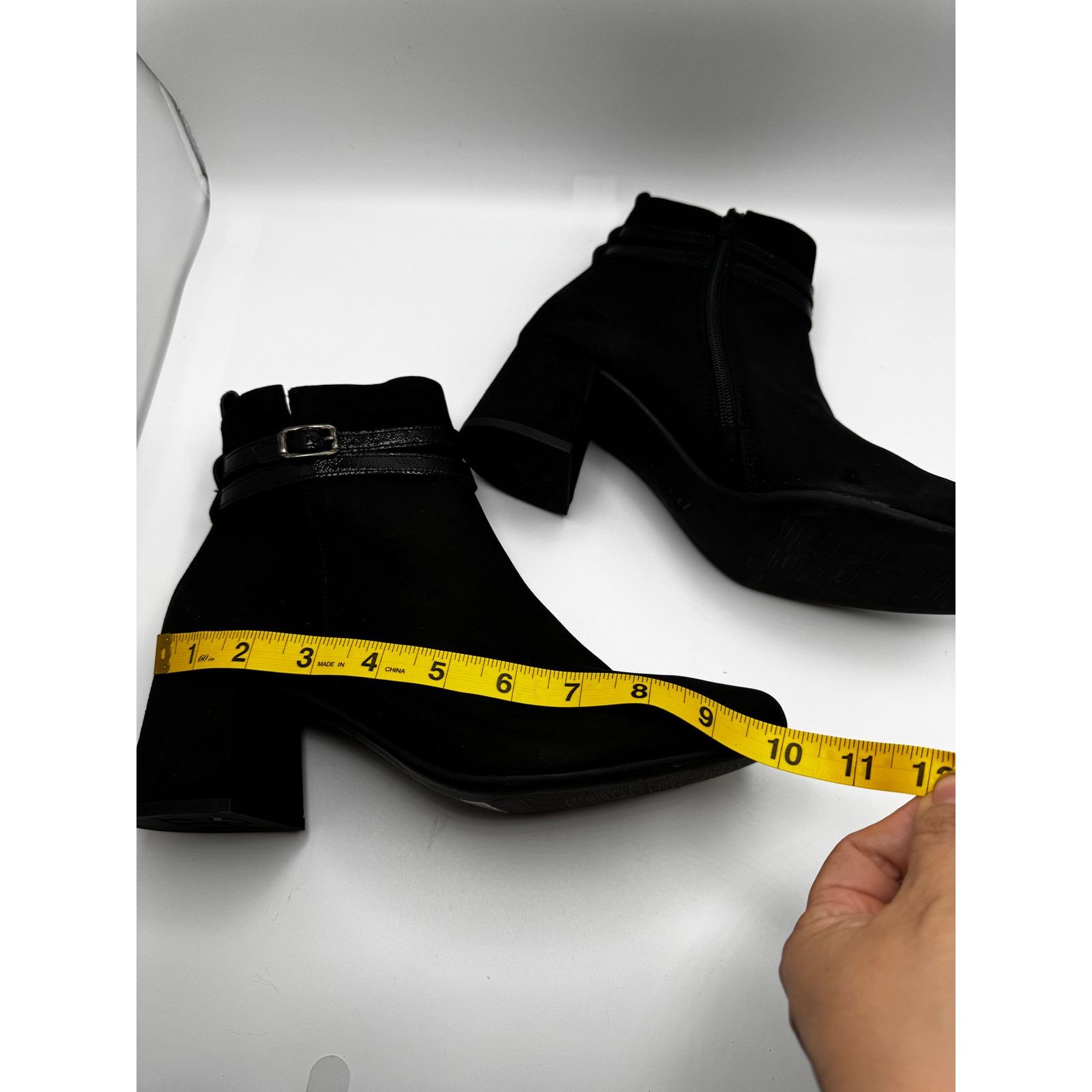 Other Paul Green Sydney Buckle Bootie In Black Suede Combo AU6.5 Size US 9 / IT 39 - 9 Thumbnail