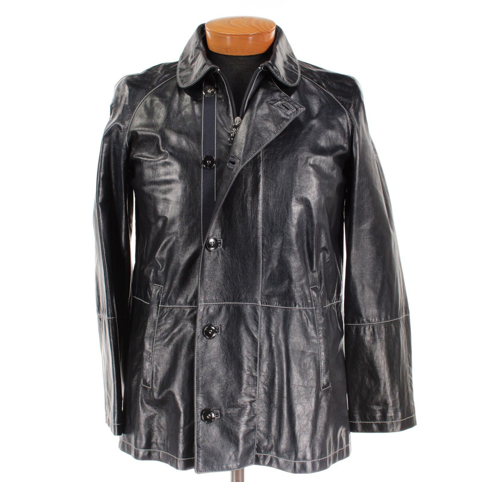 Other Hettabretz Jacket Size M US In Blue Leather Size US M / EU 48-50 / 2 - 1 Thumbnail