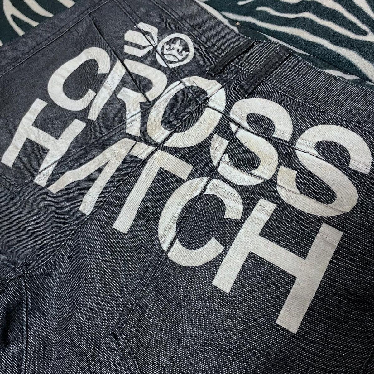 Japanese Brand Vintage Cross Hatch big logo y2k pants swag drip rare Size US 36 / EU 52 - 4 Thumbnail