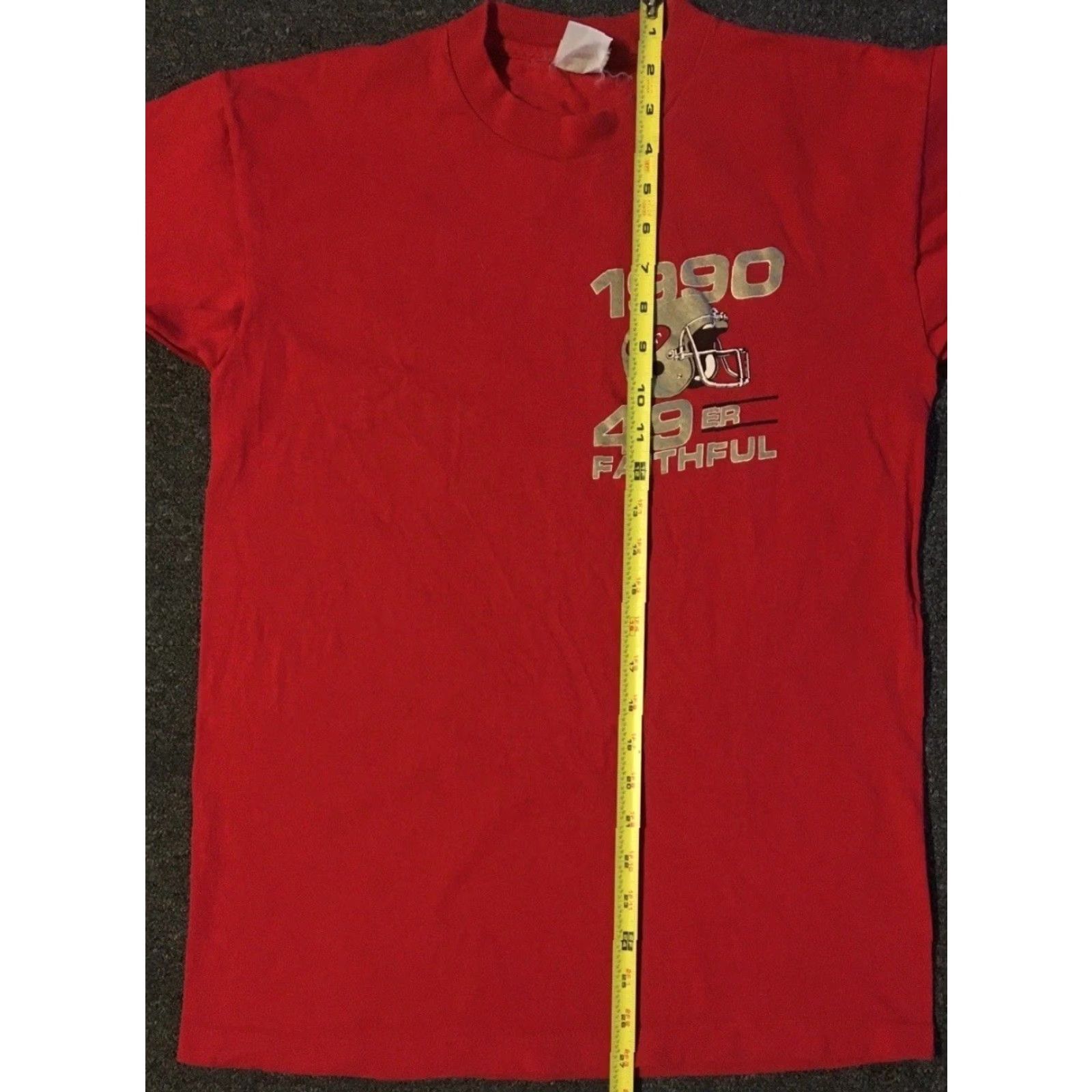 Vintage VINTAGE 90s San Francisco 49ers Team Of The Decade Shirt S Red Mens T-Shirt Football San Francisco 49ers 80s Grunge Retro Vintage USA Sports Size US S / EU 44-46 / 1 - 8 Thumbnail