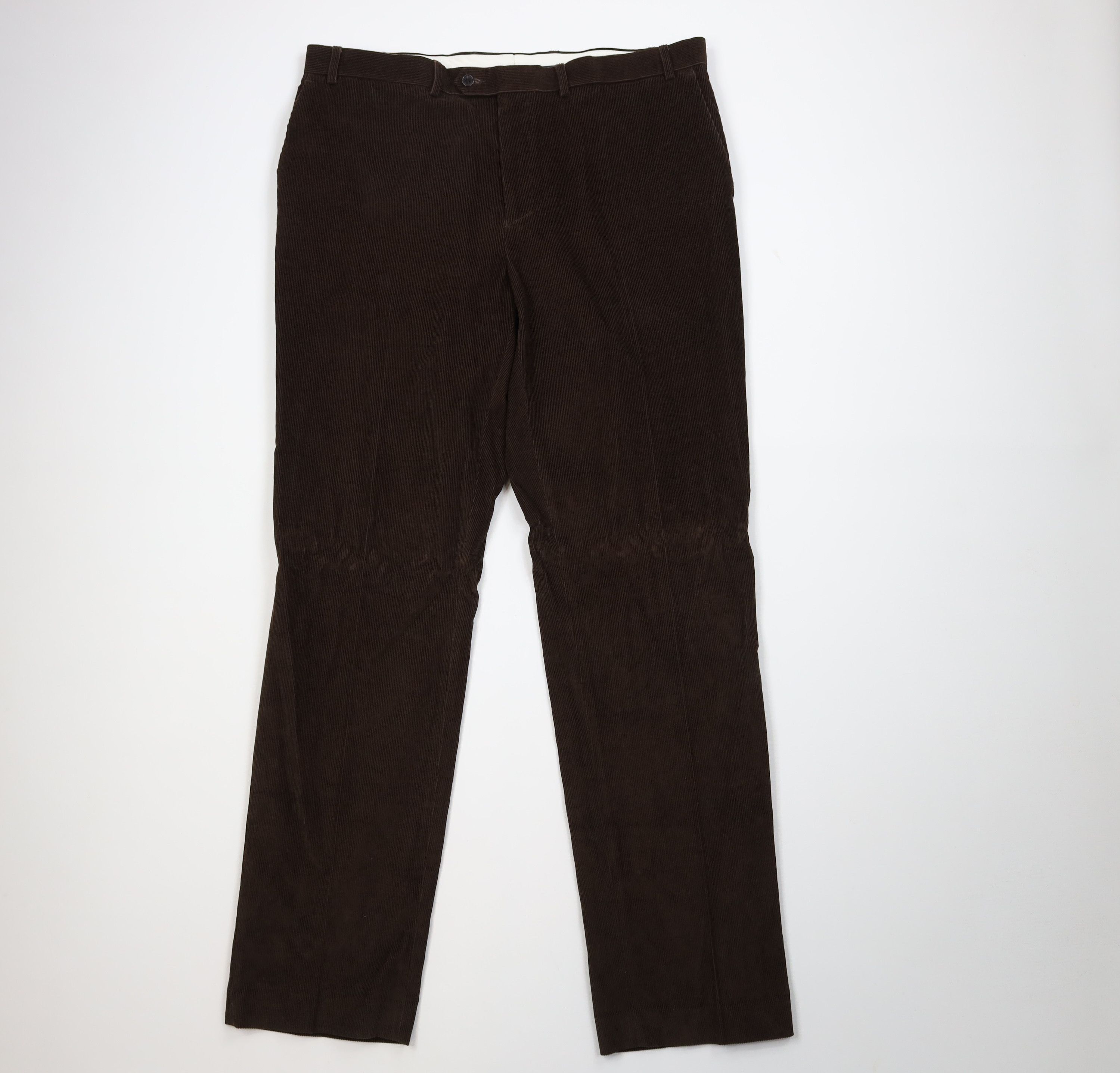 Ralph Lauren Vintage Ralph Lauren Straight Leg Corduroy Chino Pants Brown Size US 38 / EU 54 - 1 Thumbnail