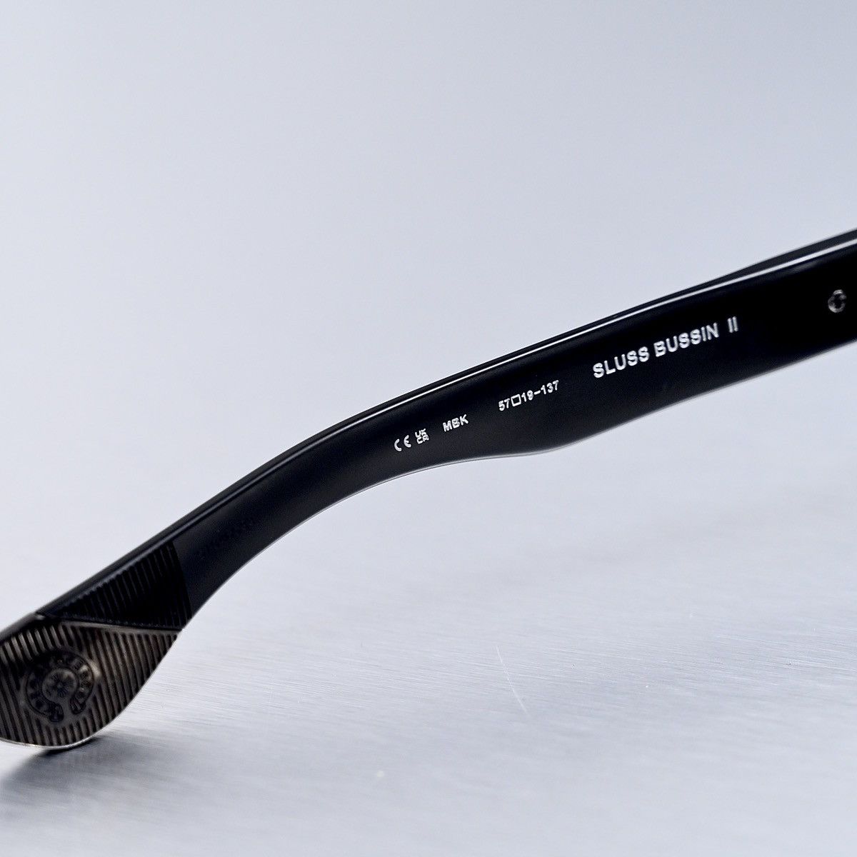 Chrome Hearts CHROME HEARTS SLUSS BUSSIN II MATTE BLACK SUNGLASSES Size ONE SIZE - 7 Thumbnail