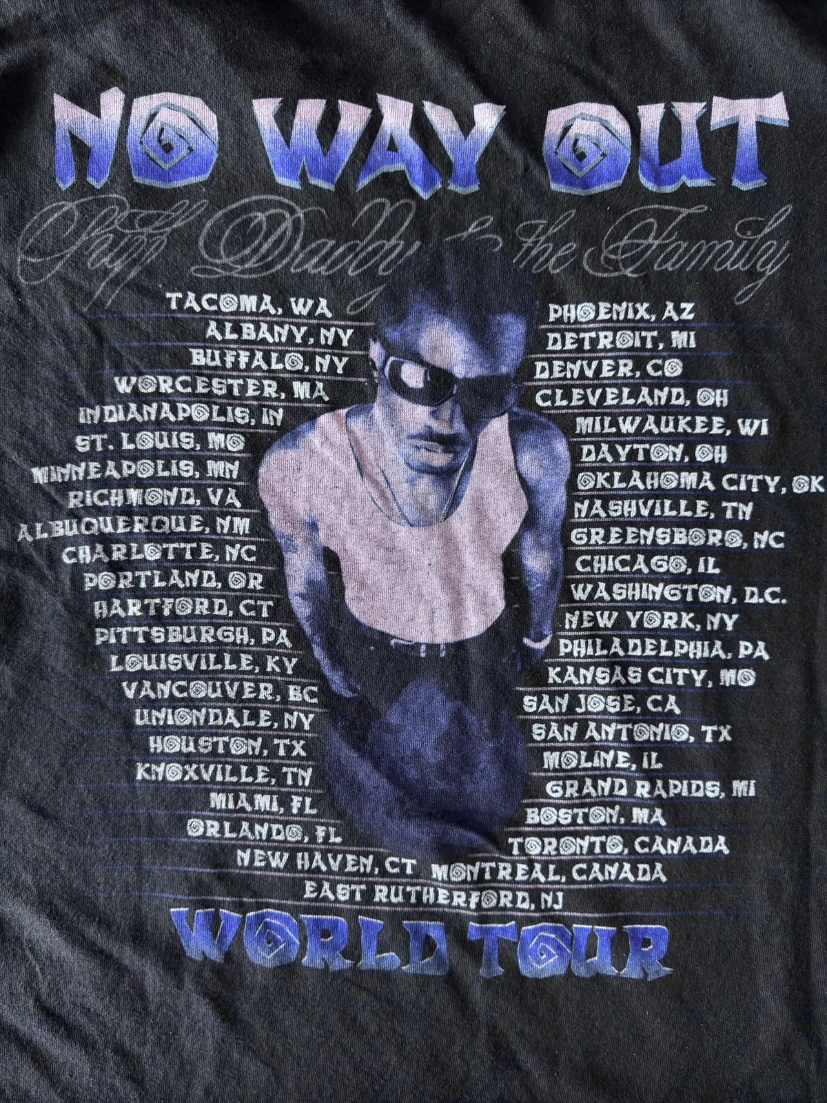 Band Tees 1998 Puff Daddy No Way Out VTG 90s P. Diddy Delta Rap Shirt Size US XL / EU 56 / 4 - 4 Thumbnail