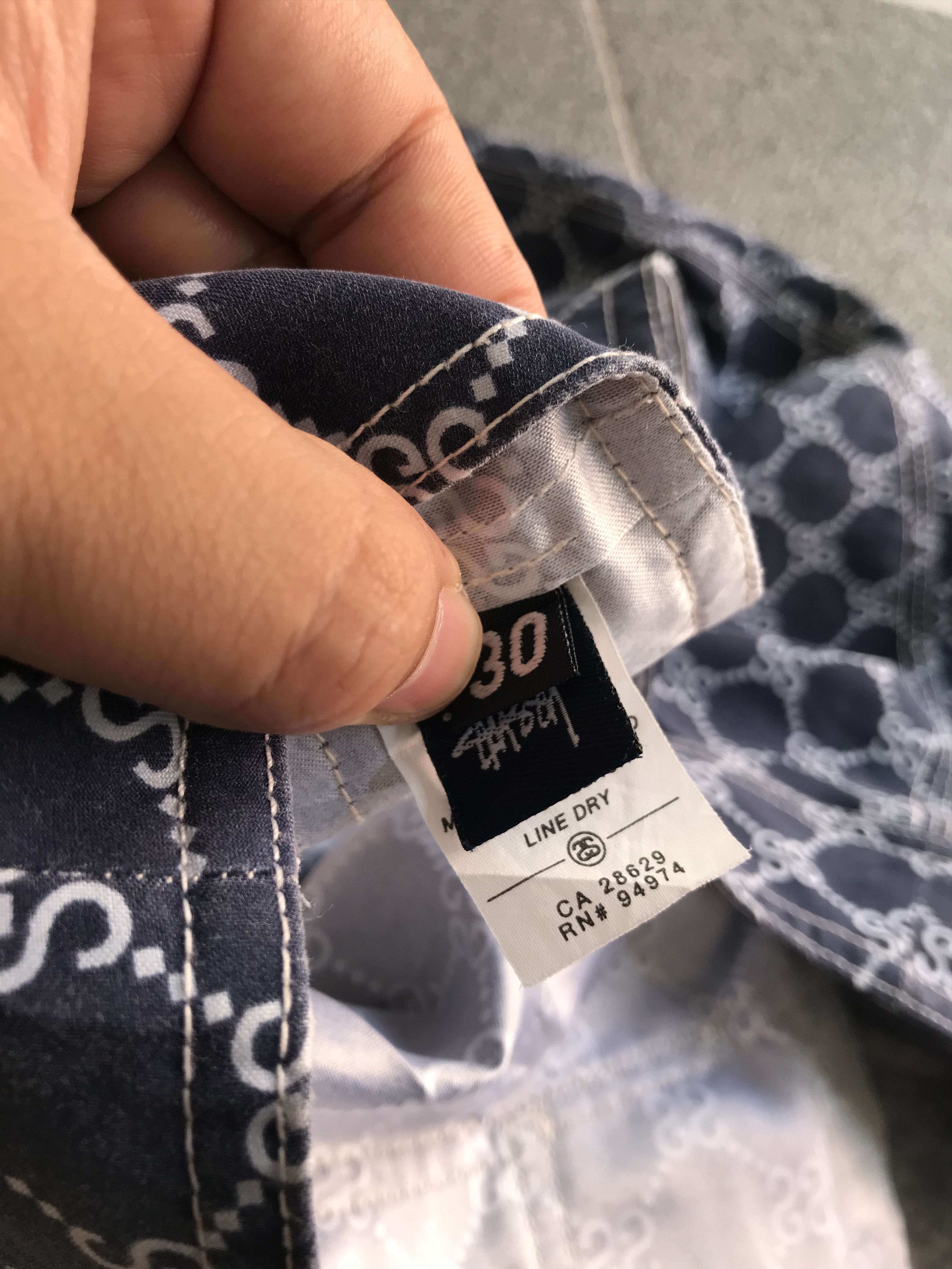 Stussy Vintage Stussy Monogram Shorts Size US 30 / EU 46 - 5 Thumbnail