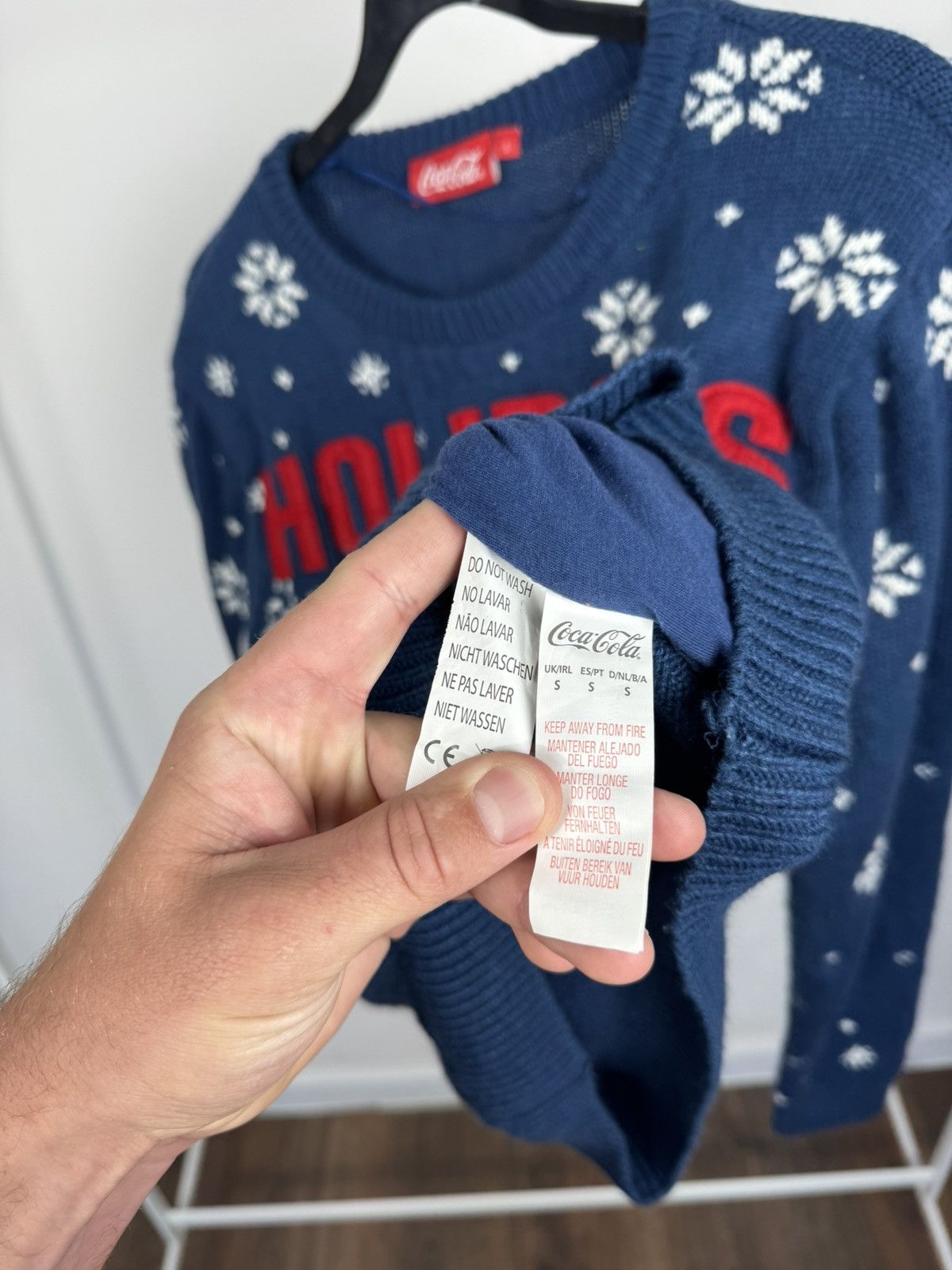 Coca Cola Coca Cola Holidays Are Coming Christmas Knit Sweater Blue S Size US S / EU 44-46 / 1 - 6 Thumbnail