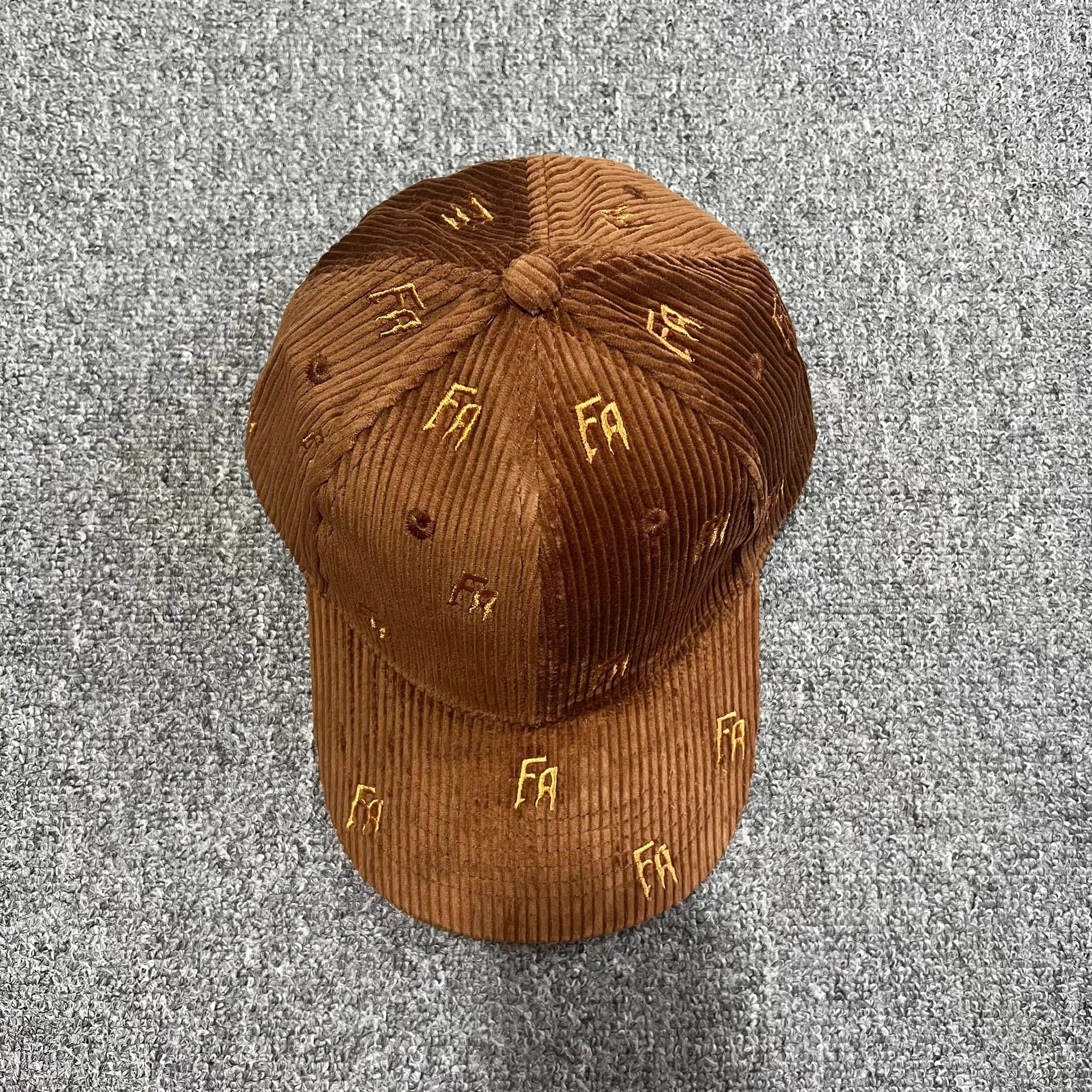 Fucking Awesome FuckingAwesomeEmbroideredCorduroyCurvedBrim Baseball Cap Q7 Size ONE SIZE - 7 Thumbnail