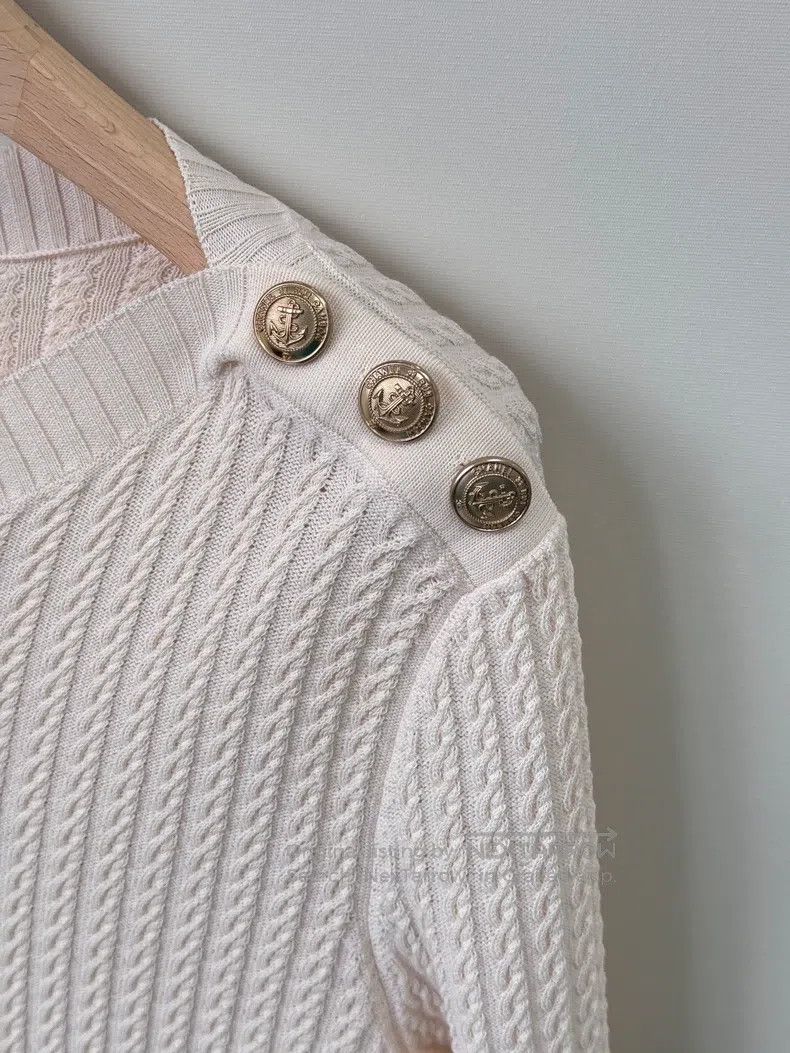 Chanel Chanel Beige knitted long sleeves Size S / US 4 / IT 40 - 2 Thumbnail