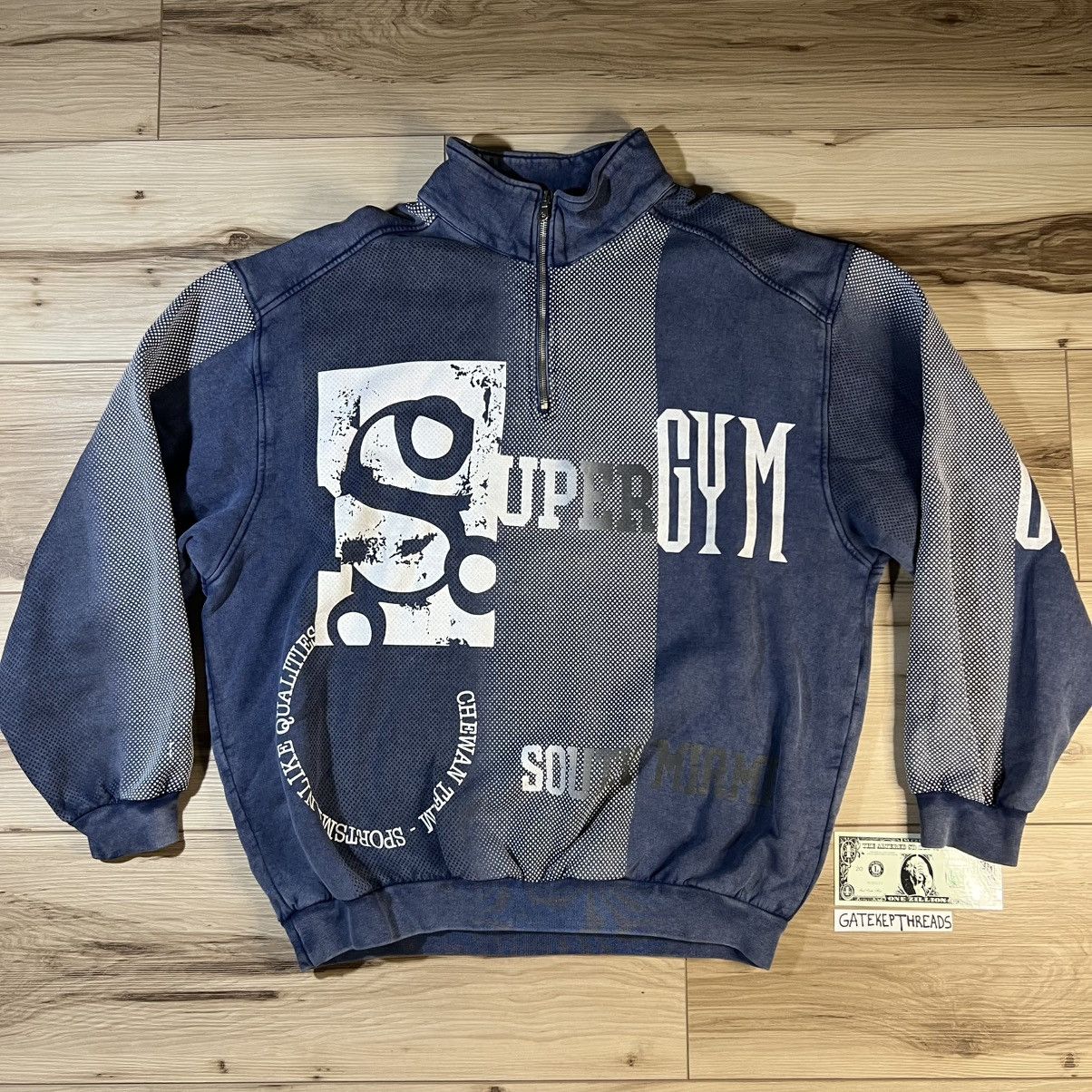 Other Chewan Jeans Supergym Quarter Zip Sweater Bodybuilding Size US L / EU 52-54 / 3 - 1 Thumbnail