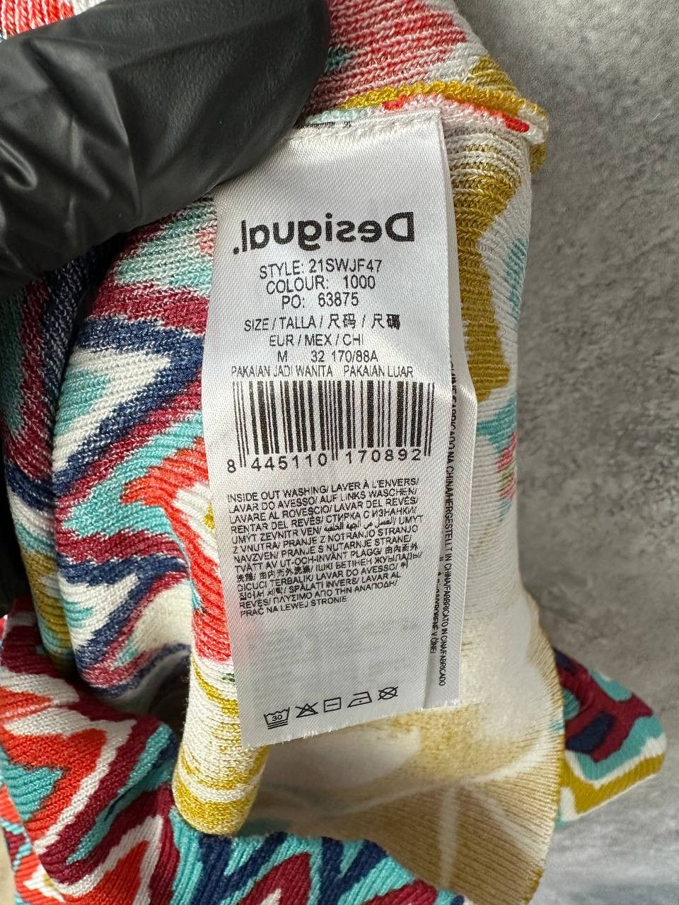 Desigual Desigual SAVA Sweater Bouse Flowered Stetches Size M / US 6-8 / IT 42-44 - 12 Thumbnail