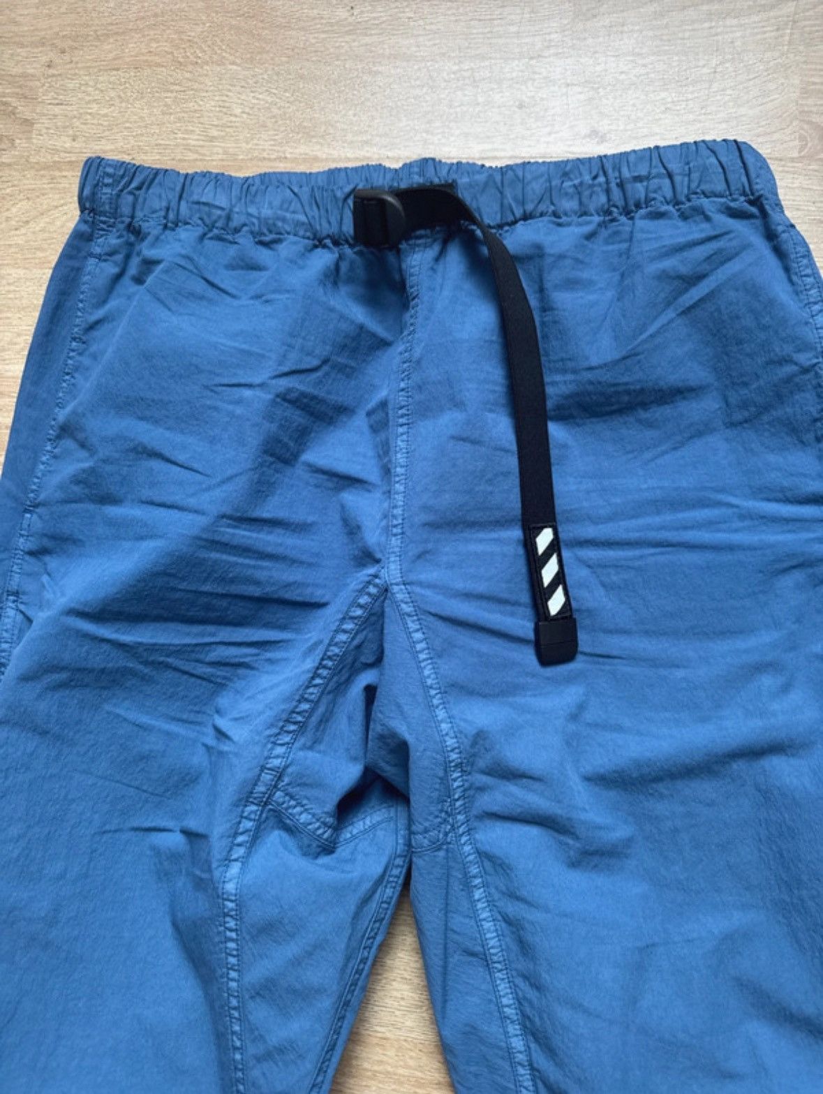 Off-White Off-White Parachute Cargo Pants SS20 Virgil Blue Size US 32 / EU 48 - 5 Thumbnail