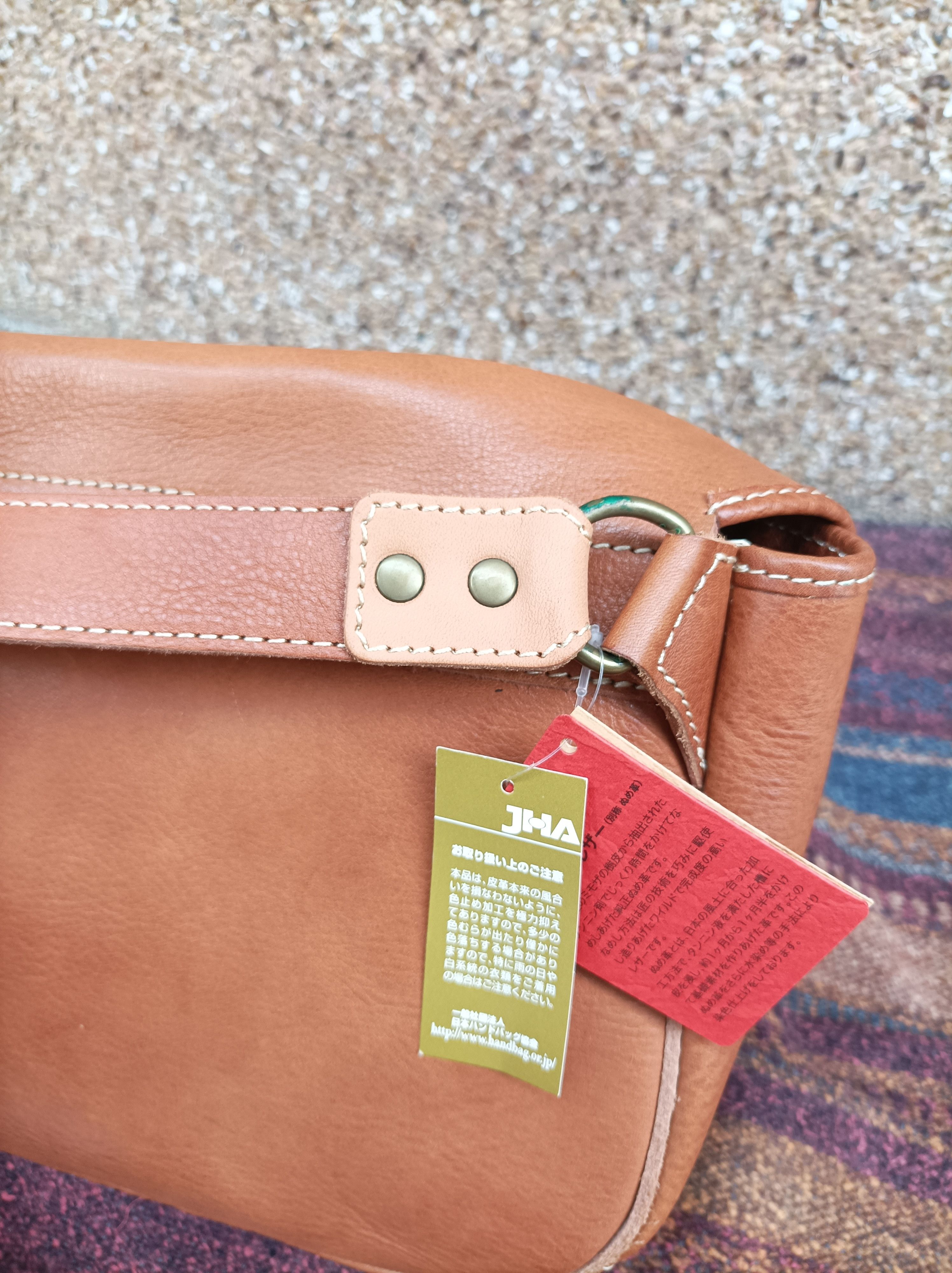 Japanese Brand (B48) Parley Tokyo Japanese Brand Leather Crossbody Bag Size ONE SIZE - 11 Thumbnail
