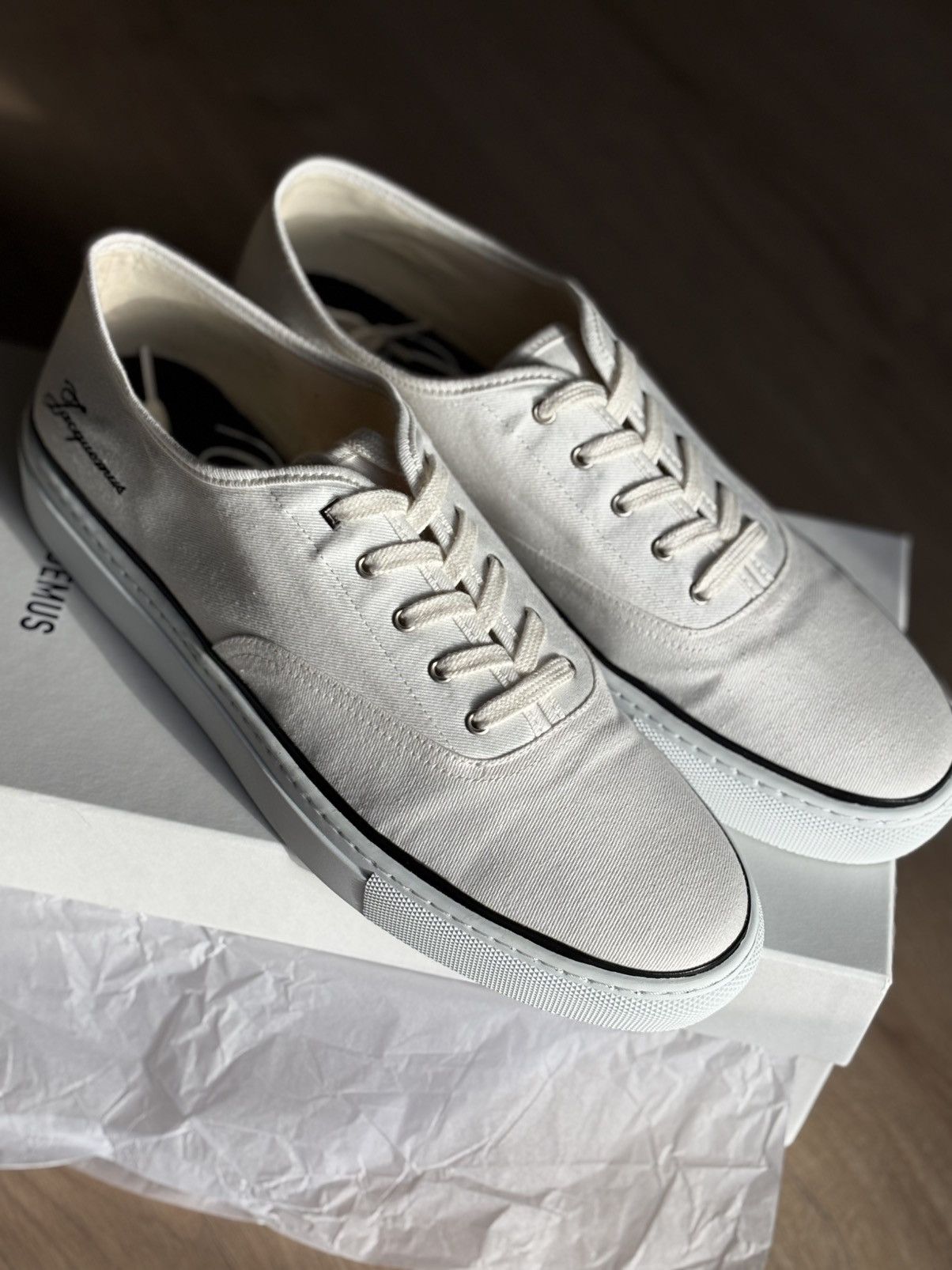 Jacquemus Jacquemus sneakers off white - Men - 44 size - 28 Size US 9.5 / EU 42-43 - 3 Thumbnail