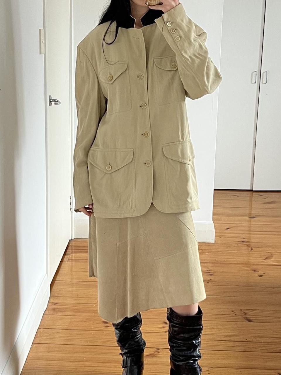 Jean Paul Gaultier Beige Utility Jacket Size US M / EU 48-50 / 2 - 2 Thumbnail