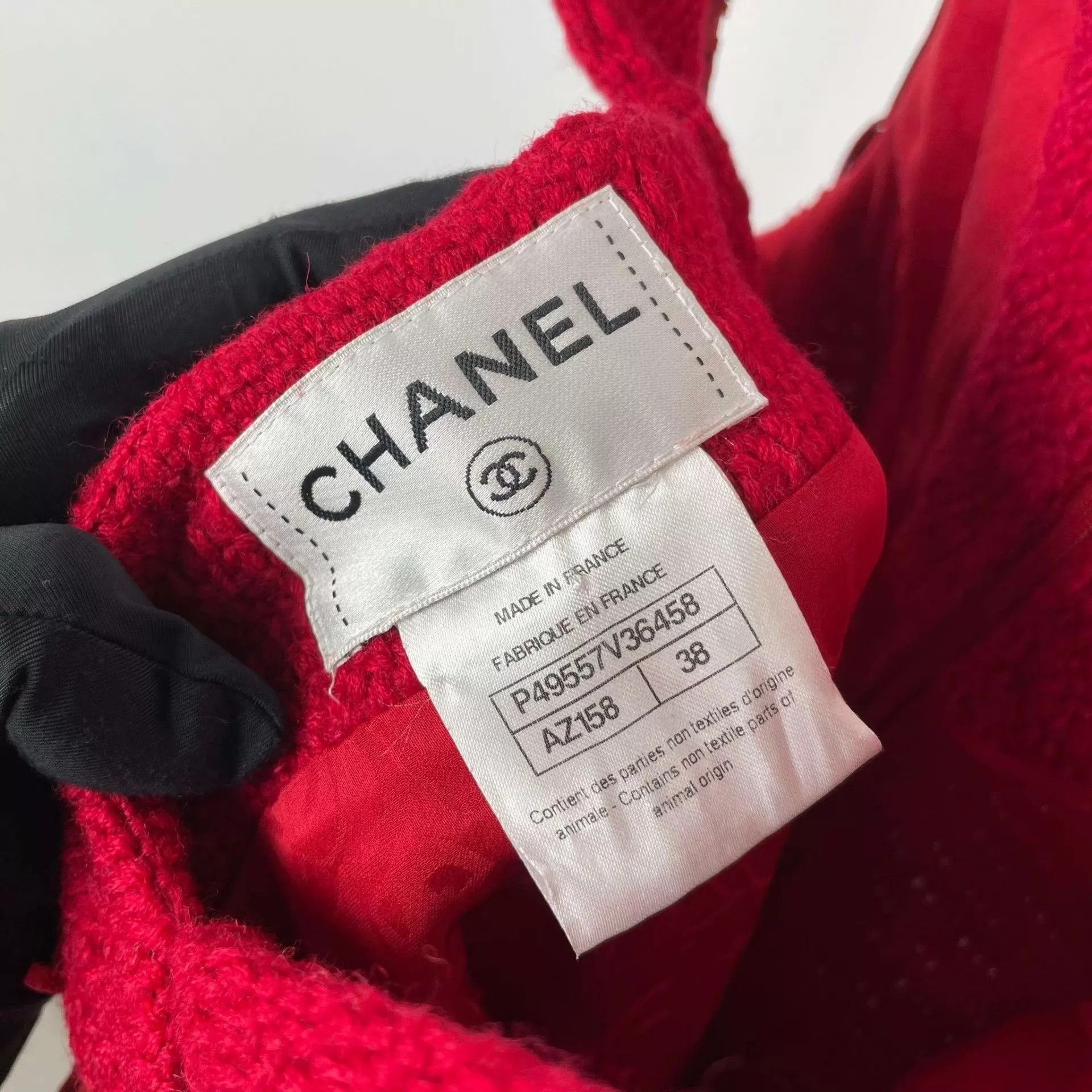 Chanel Chanel Red Dress 38 Size S / US 4 / IT 40 - 4 Thumbnail