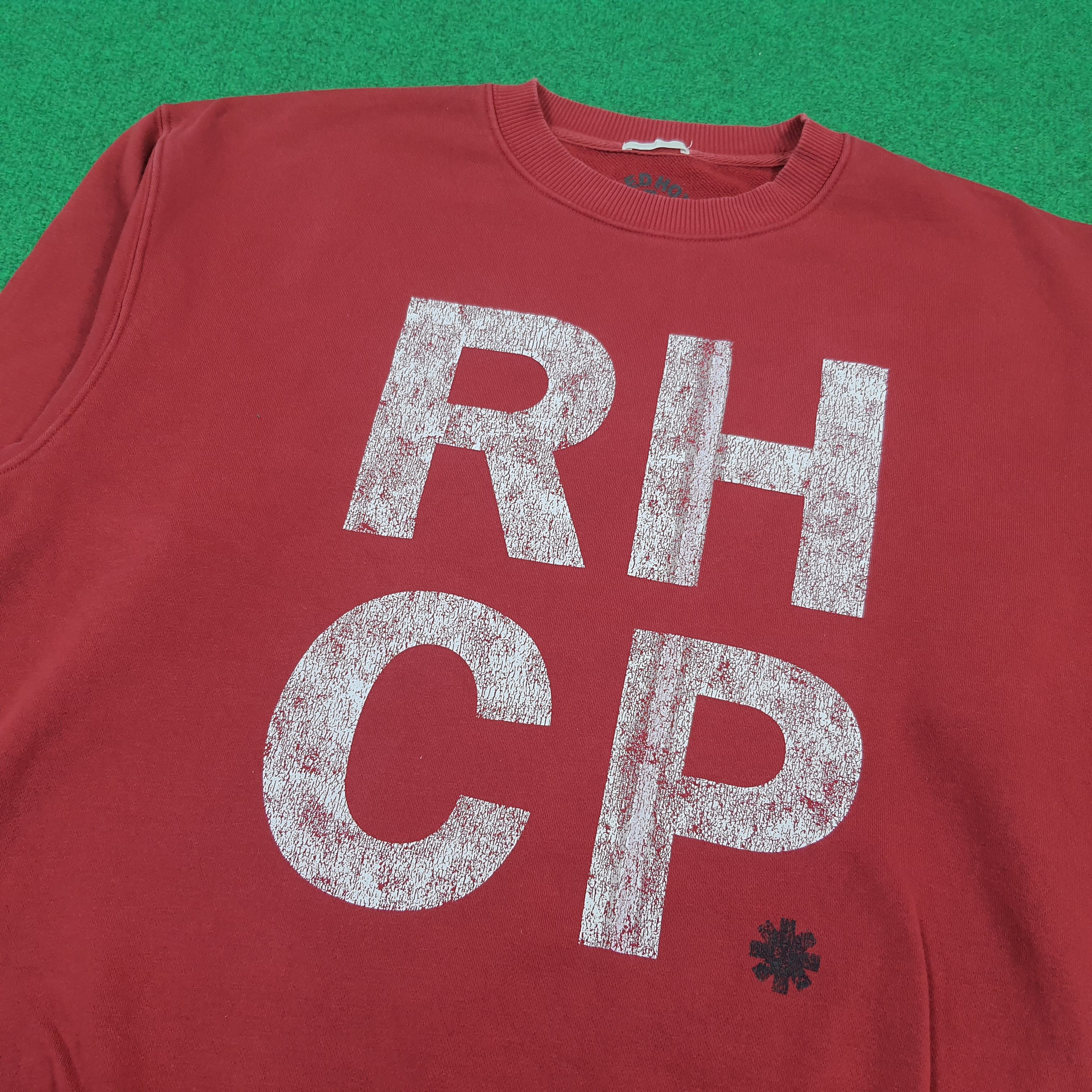 Band Tees Vintage Red Hot Chilli Peppers ROCK Band Sweatshirt C296N10 Size US L / EU 52-54 / 3 - 2 Thumbnail