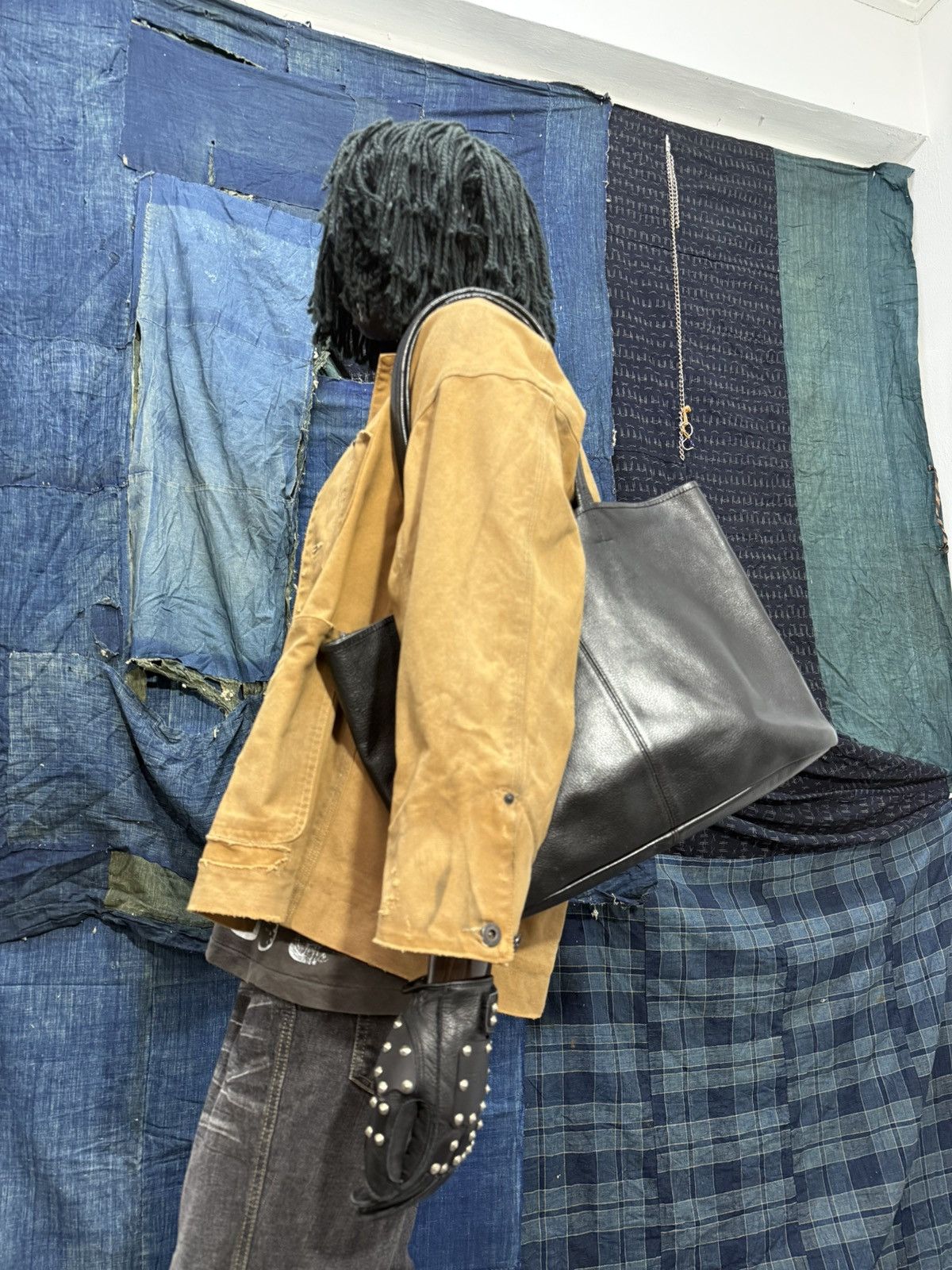 Genuine Leather Full Leather Ship Tote Bag prada julius dior cdg amiri 1🟩 Size ONE SIZE - 2 Thumbnail