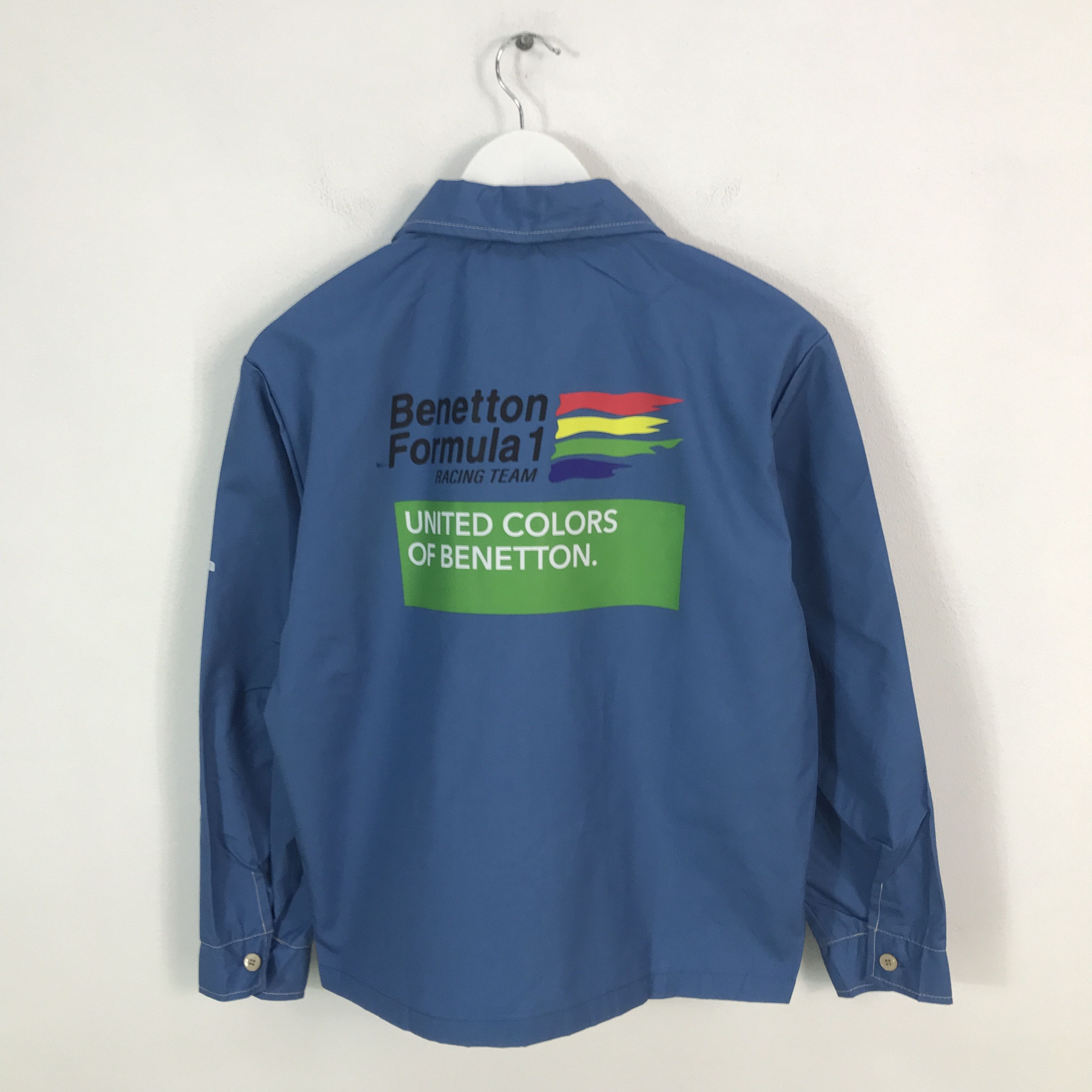 vintage benetton formula racing tema jacket
