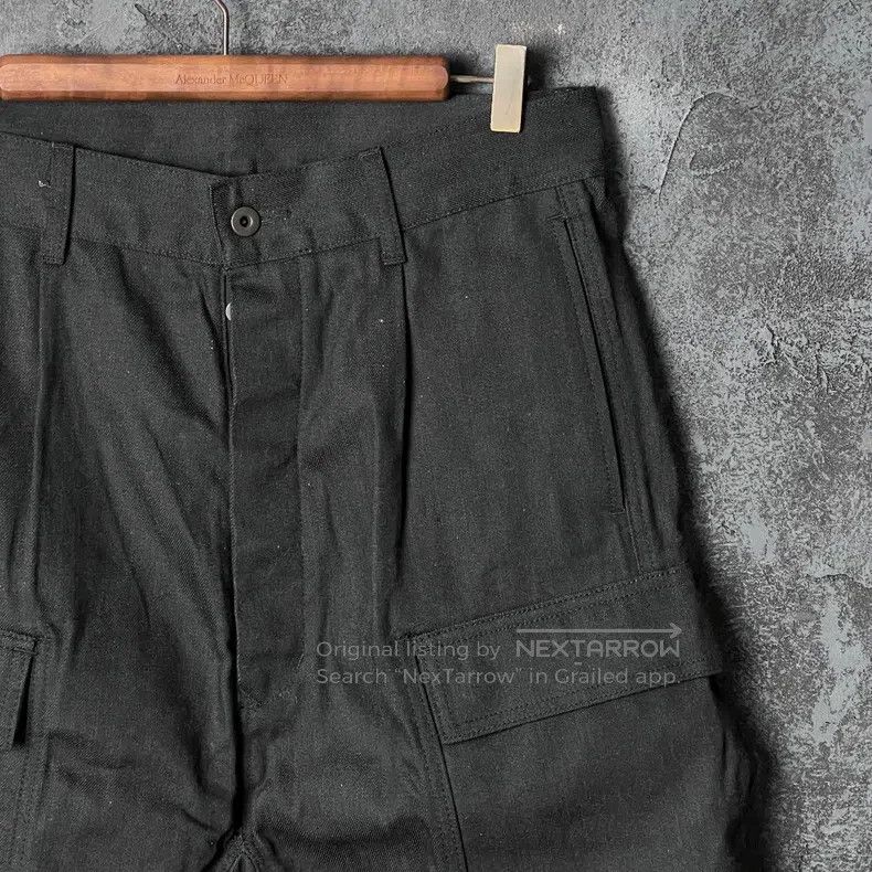 Rick Owens Rick Owens Black cotton denim shorts Size US 31 - 3 Thumbnail
