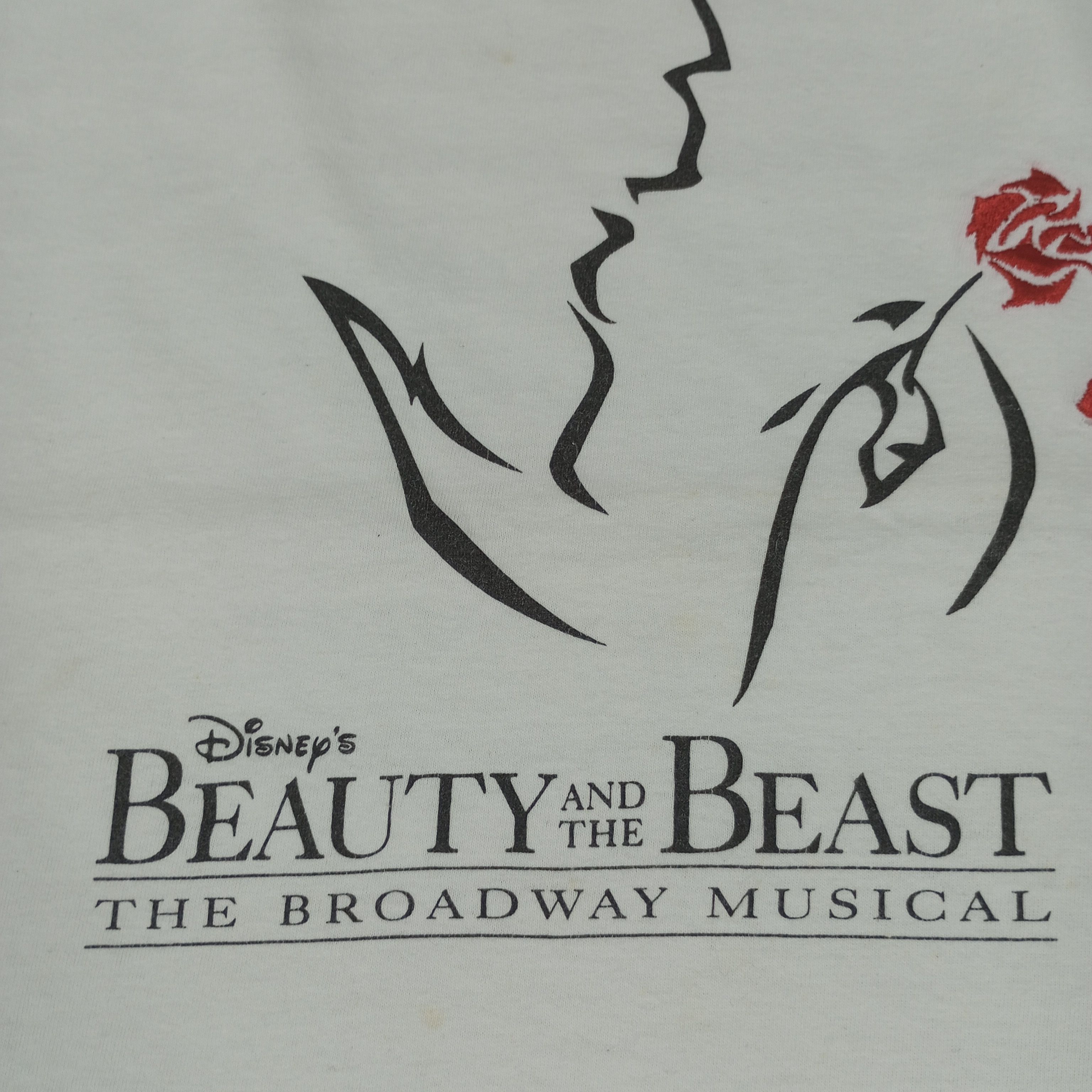 Disney × Vintage Beauty And The Beast Disney Movie Tshirt Promo Style Size US M / EU 48-50 / 2 - 11 Thumbnail