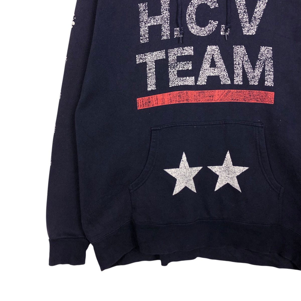 Japanese Brand United Athle HCV Team Hoodie – Distressed Graphic Size US XL / EU 56 / 4 - 5 Thumbnail