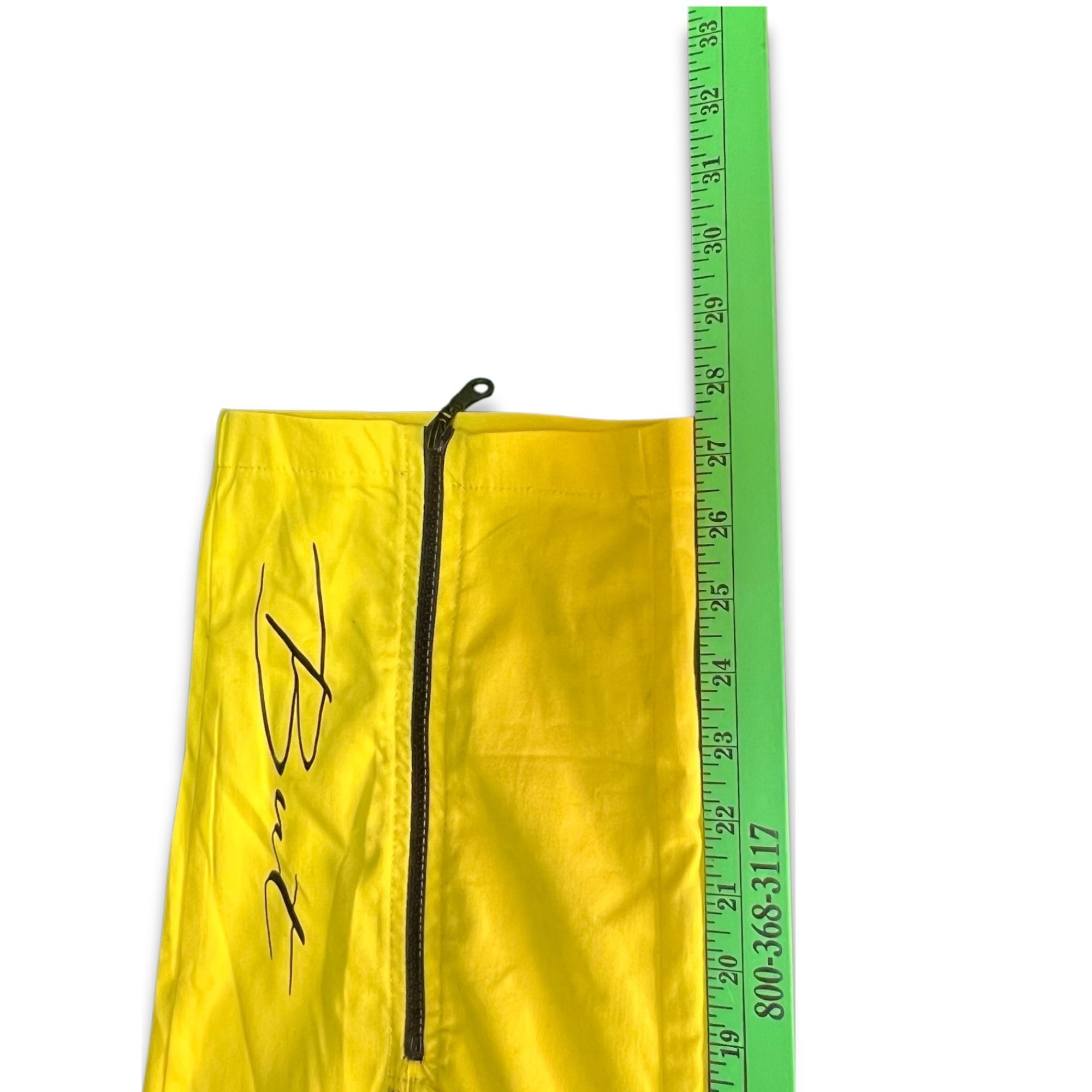 Other LAMAXX "Be Kind" Yellow Cargo Pants With Rhinestone Detailin Size 34" / US 12 / IT 48 - 4 Thumbnail