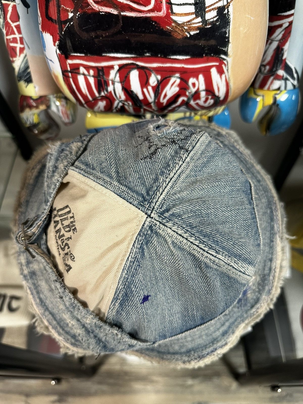 Kapital Kapital 11.5oz Denim The Old Man And The Sea Hat Size ONE SIZE - 6 Thumbnail
