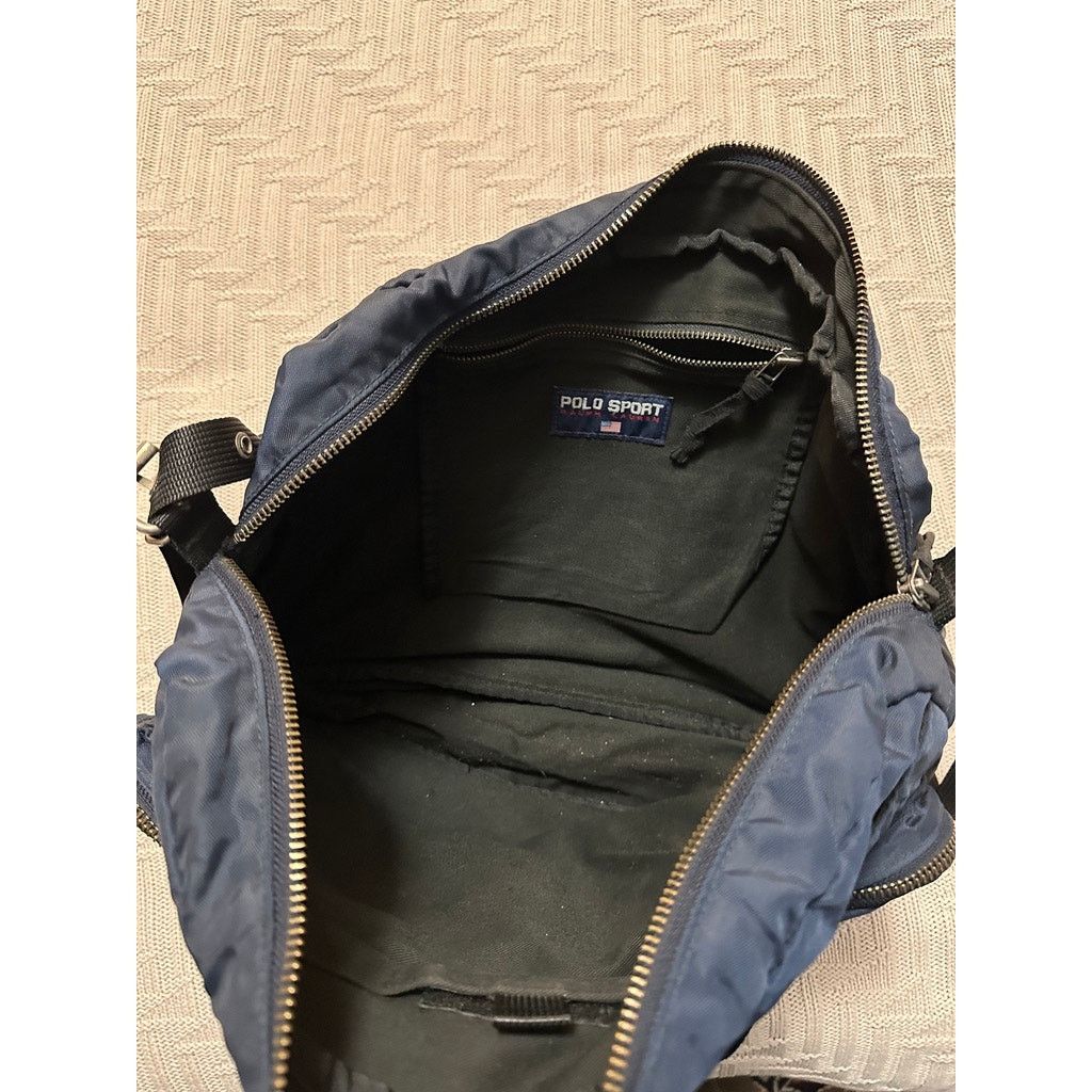 Polo Ralph Lauren Vintage 90s Polo Ralph Lauren navy messenger bag Size ONE SIZE - 6 Thumbnail