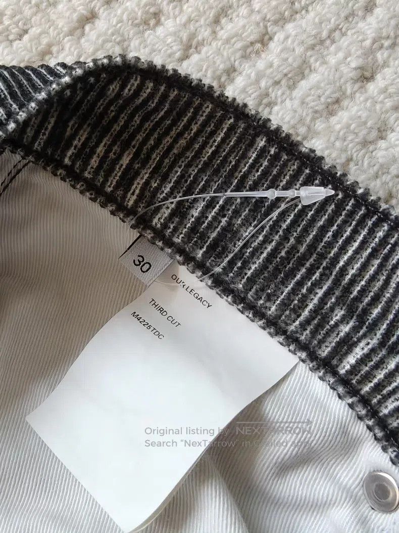 Our Legacy Our Legacy Black and Grey Corduroy Digital Print Distresse Size US 30 / EU 46 - 6 Thumbnail